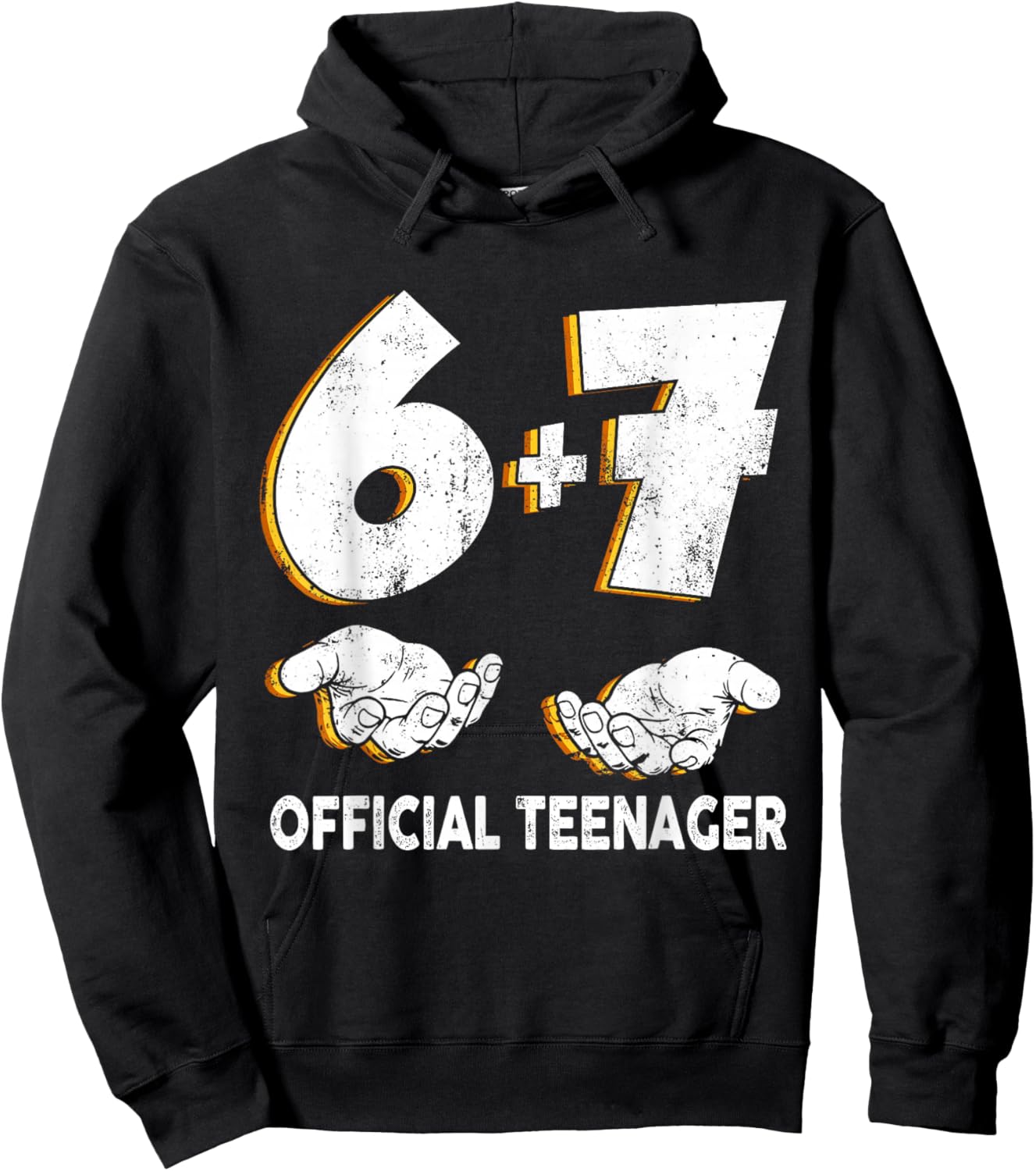 6 7 Birthday Official Teenager 13 Year Old 13th Birthday Boy Hoodie - Hoodie | Black