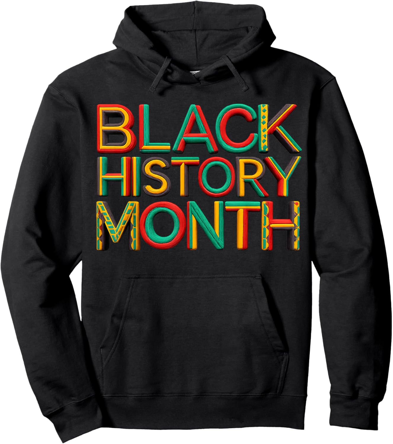 Black History is American History Patriotic African American Hoodie - Hoodie | Black