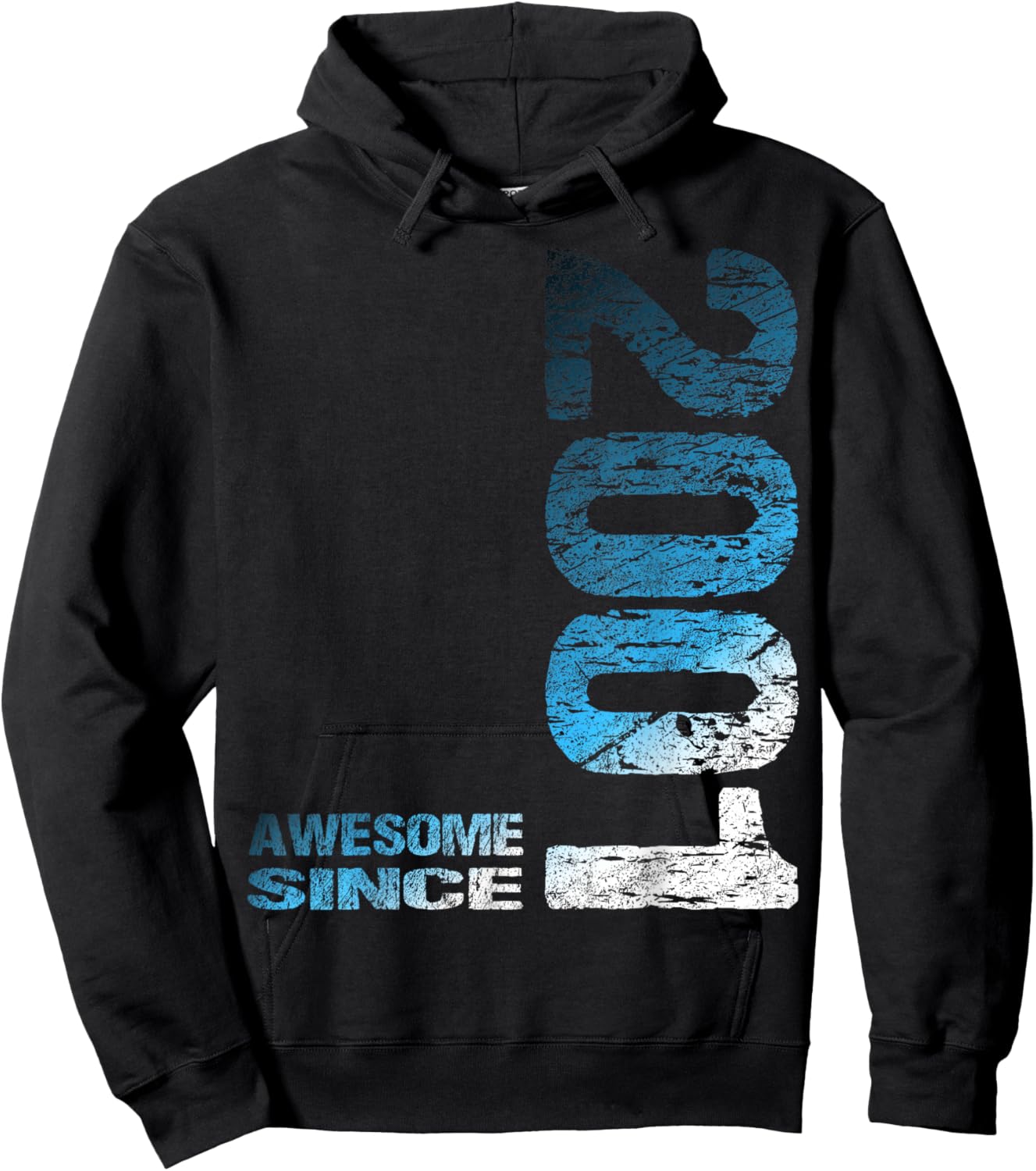 Awesome Since 2001 25th Birthday Hoodie - Hoodie | Black