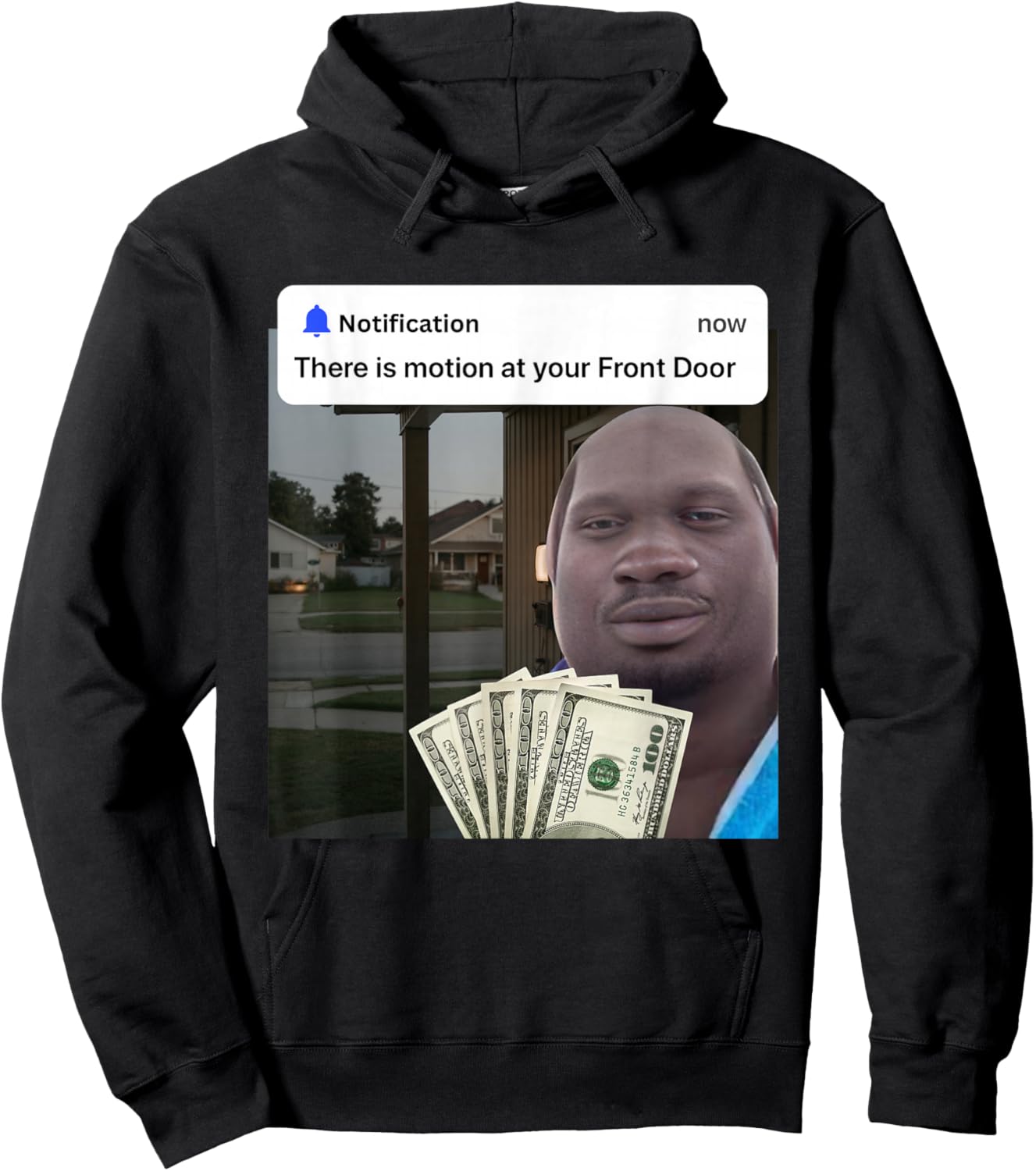 Dequavious Pork Funny Memes Internet Memes Brainrot Memes Hoodie - Hoodie | Black