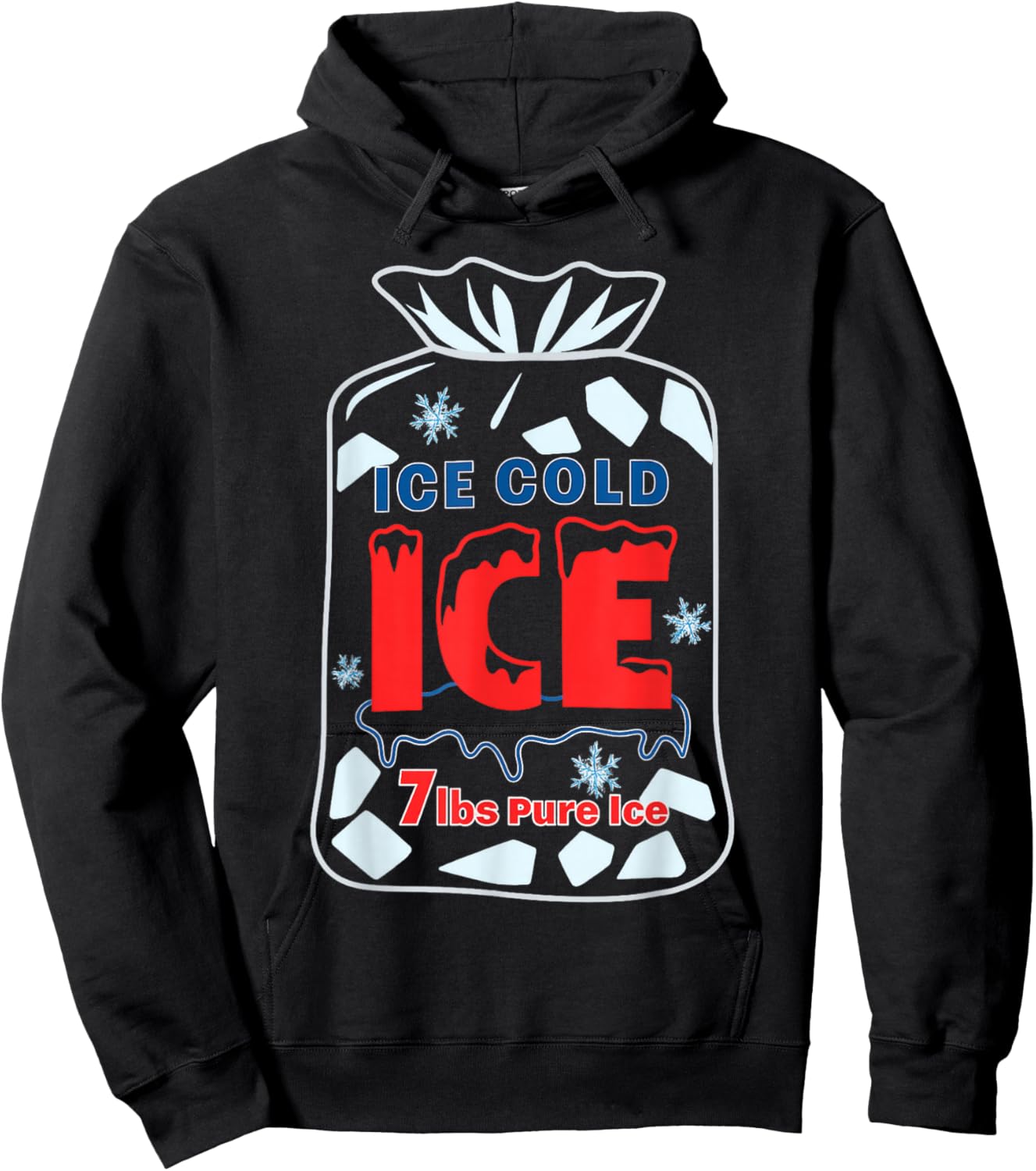 Bag of Ice Halloween Costume Hoodie - Hoodie | Black