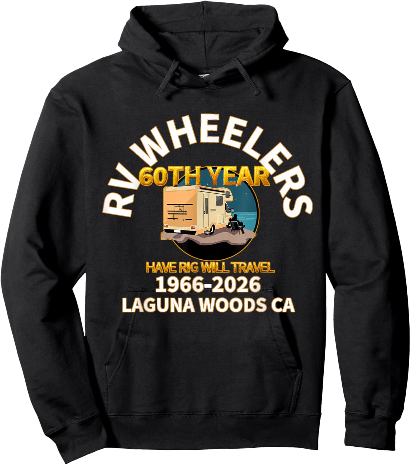 RV Wheelers Club of Laguna Woods Hoodie - Hoodie | Black