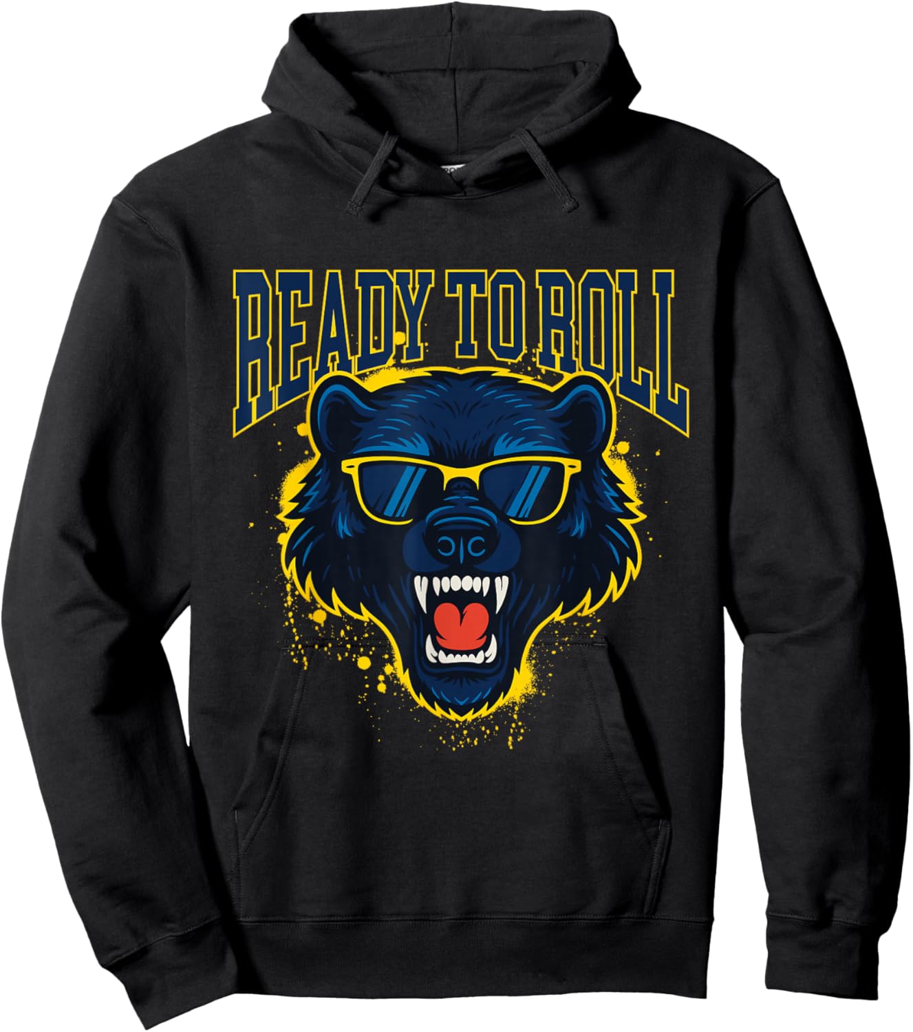 Ready to Roll - Michigan Football Lover Game Day Hoodie - Hoodie | Black