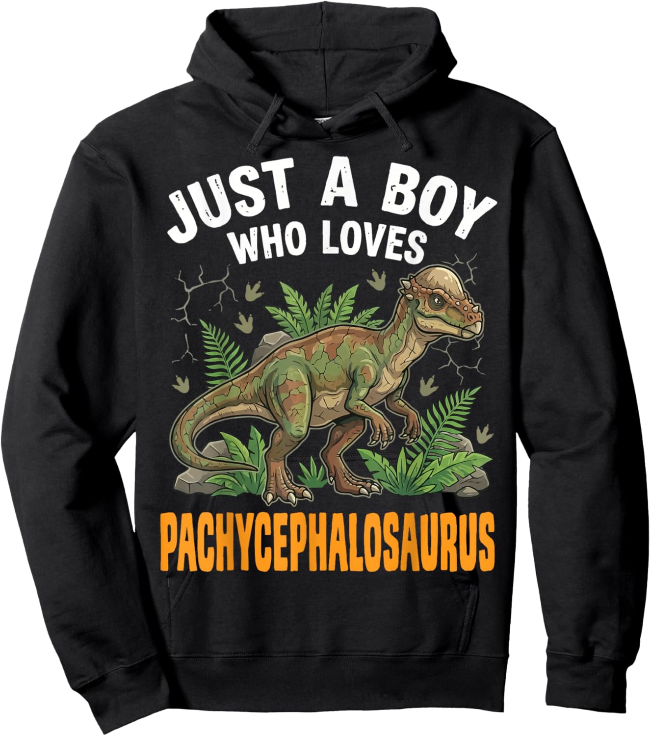 Just A Boy Who Loves Pachycephalosaurus Hoodie - Hoodie | Black