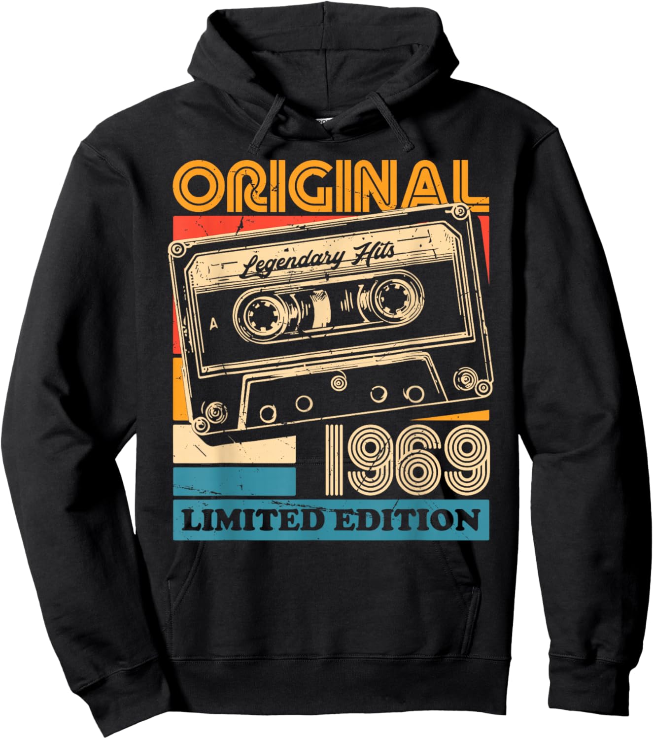 56th Birthday Retro Vintage 1969 Men Women Hoodie - Hoodie | Black