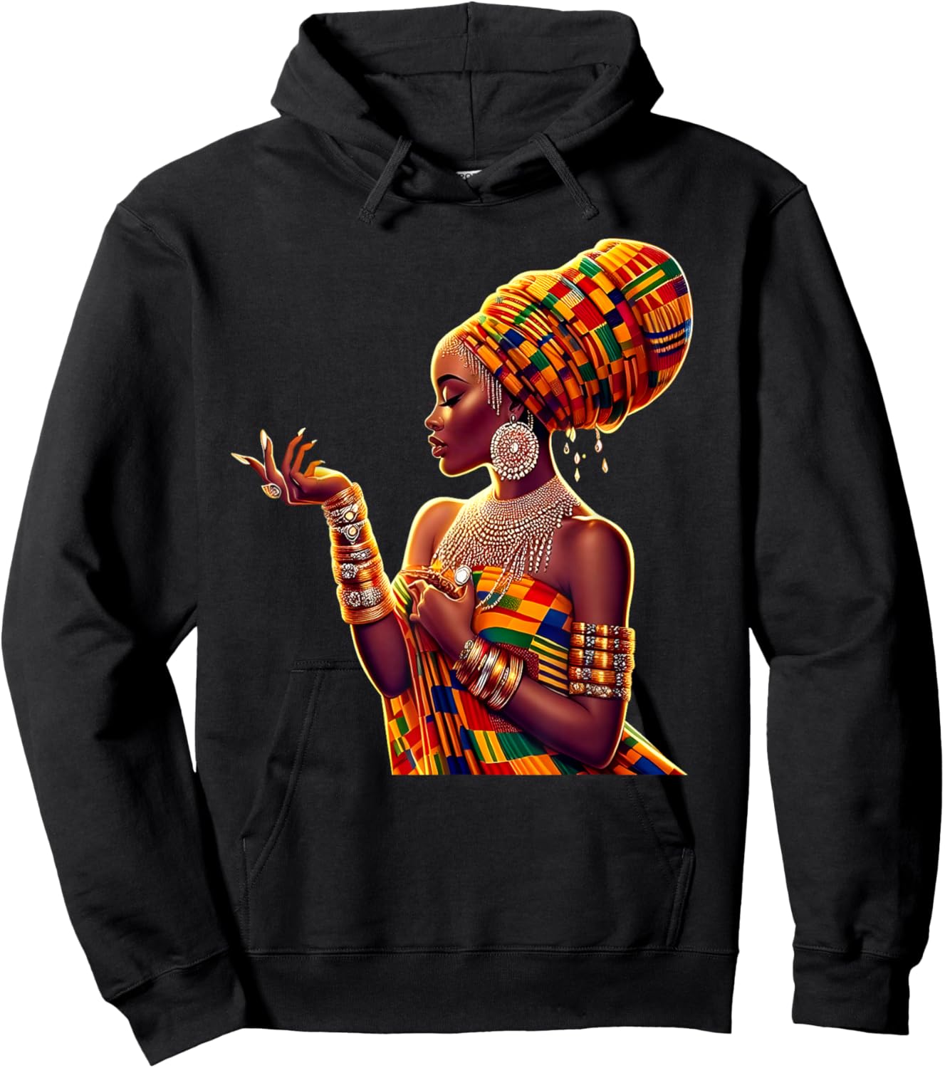 I Am Black History Black Woman African Roots Melanin Queen Hoodie - Hoodie | Black