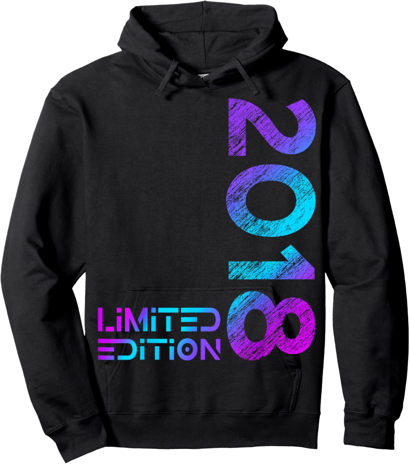Limited Edition 2018 Boy Girl 8th Birthday 8 Hoodie - Hoodie | Black