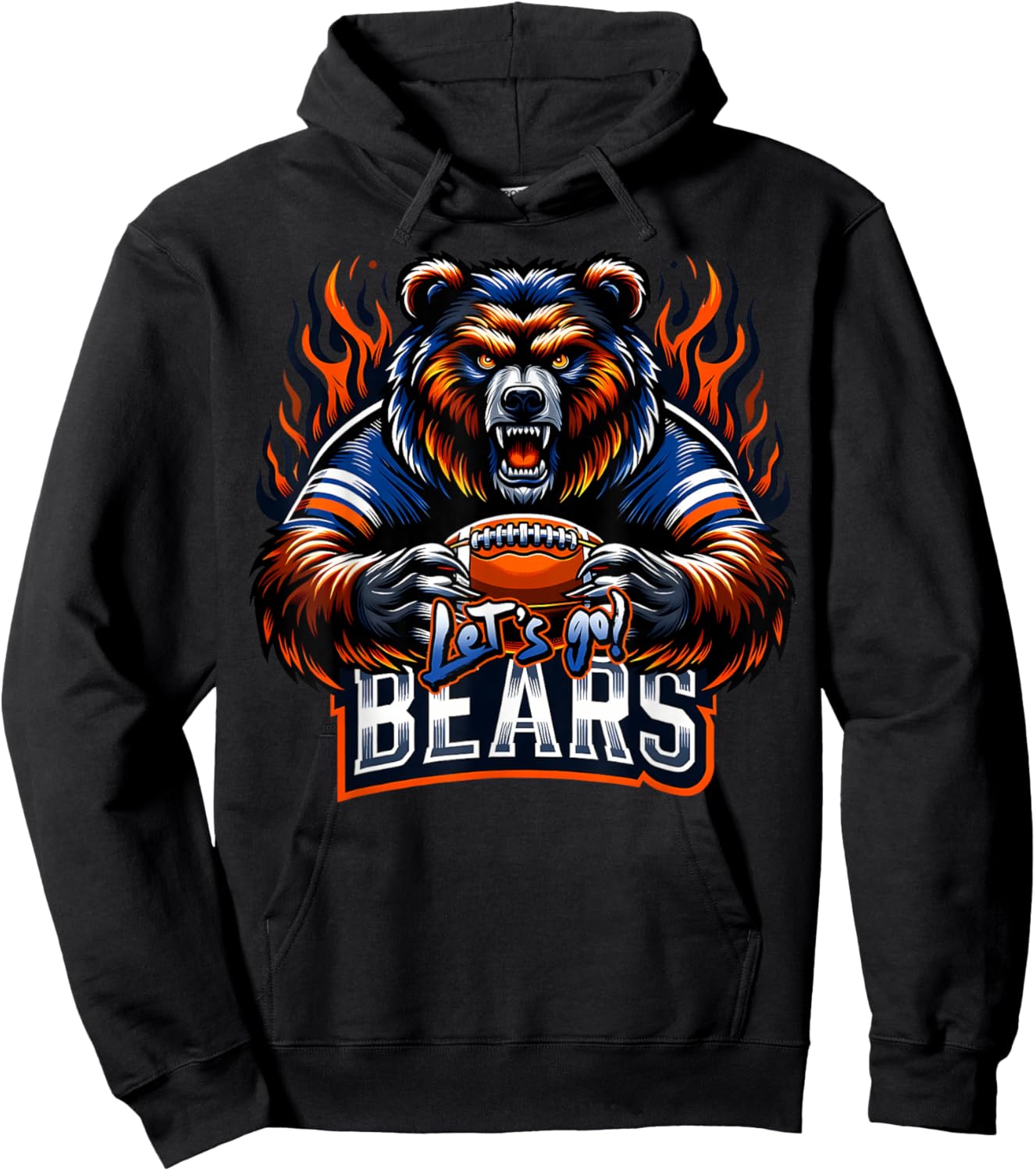 Retro Bear Gift Women Boys Girls Kids Toddlers Youth Hoodie - Hoodie | Black