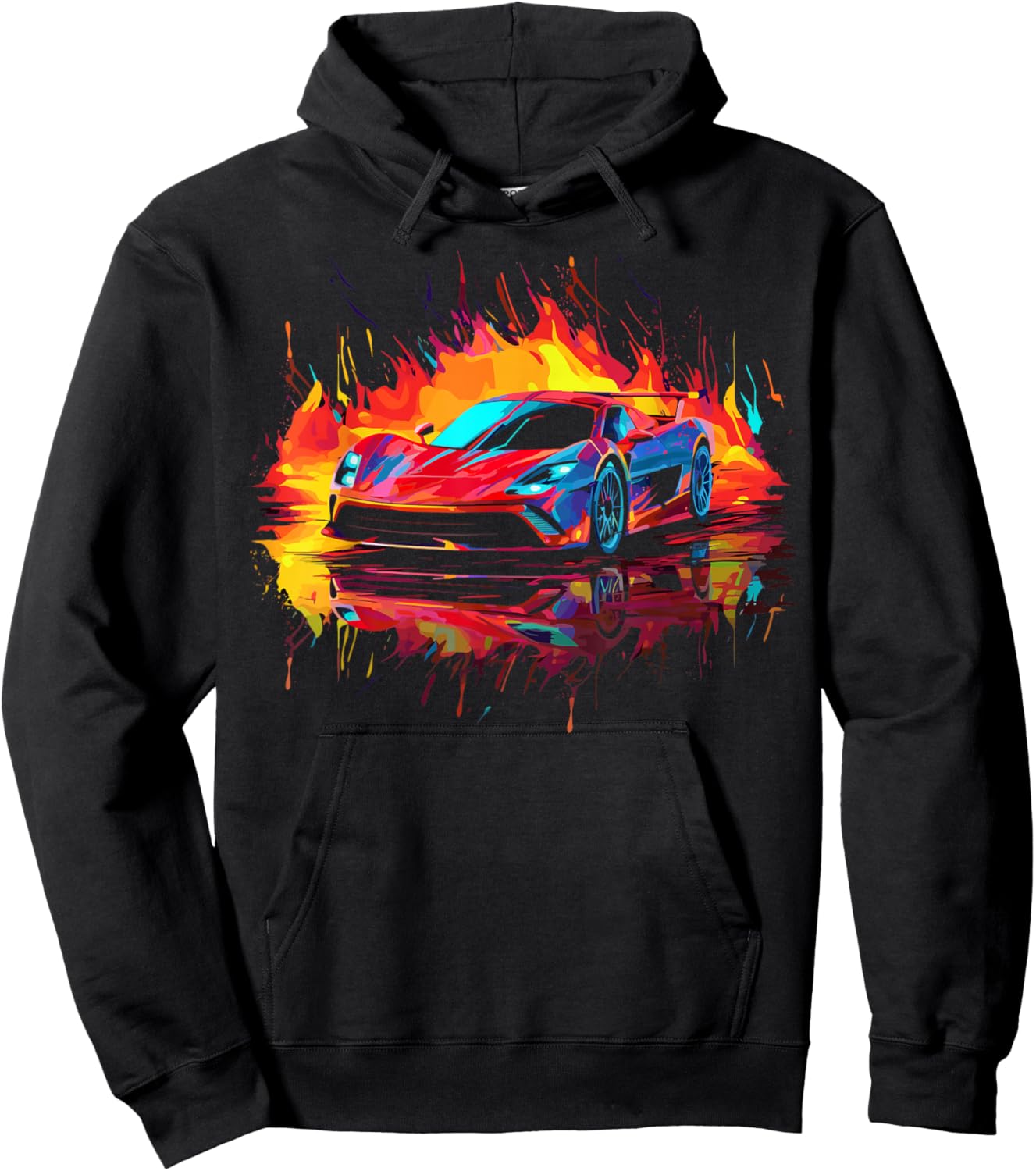 Sports Car Supercar Hoodie - Hoodie | Black