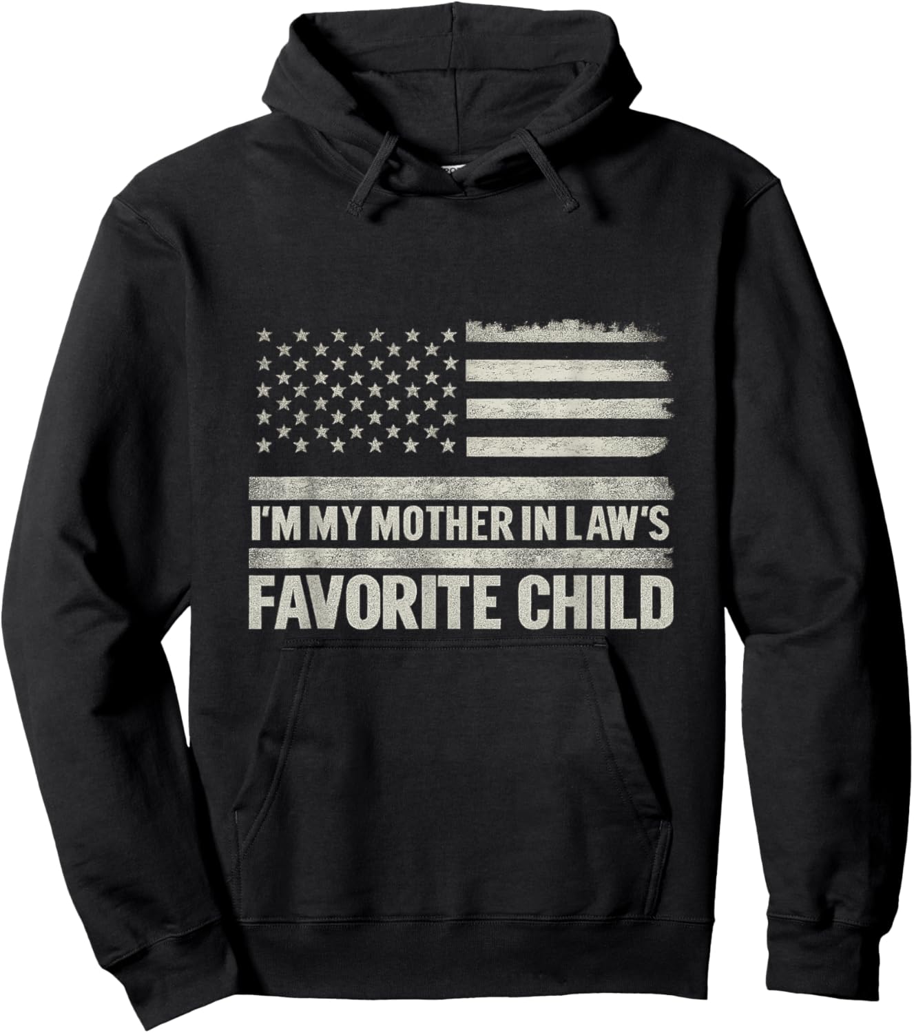 I’m My Mother-in-Law’s Favorite Child Funny Son in Law Mom's Hoodie - Hoodie | Black