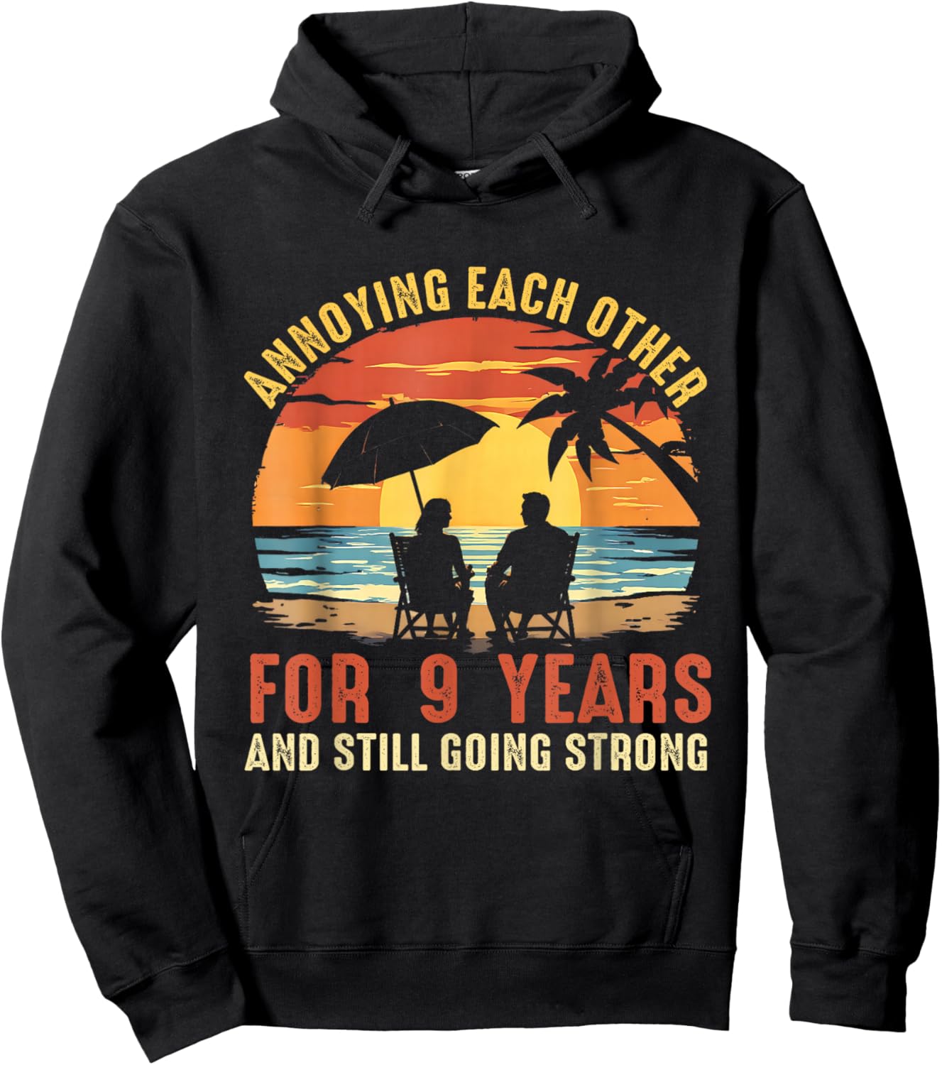 Annoying Each Other Since 2017 Matching Anniversary Hoodie - Hoodie | Black