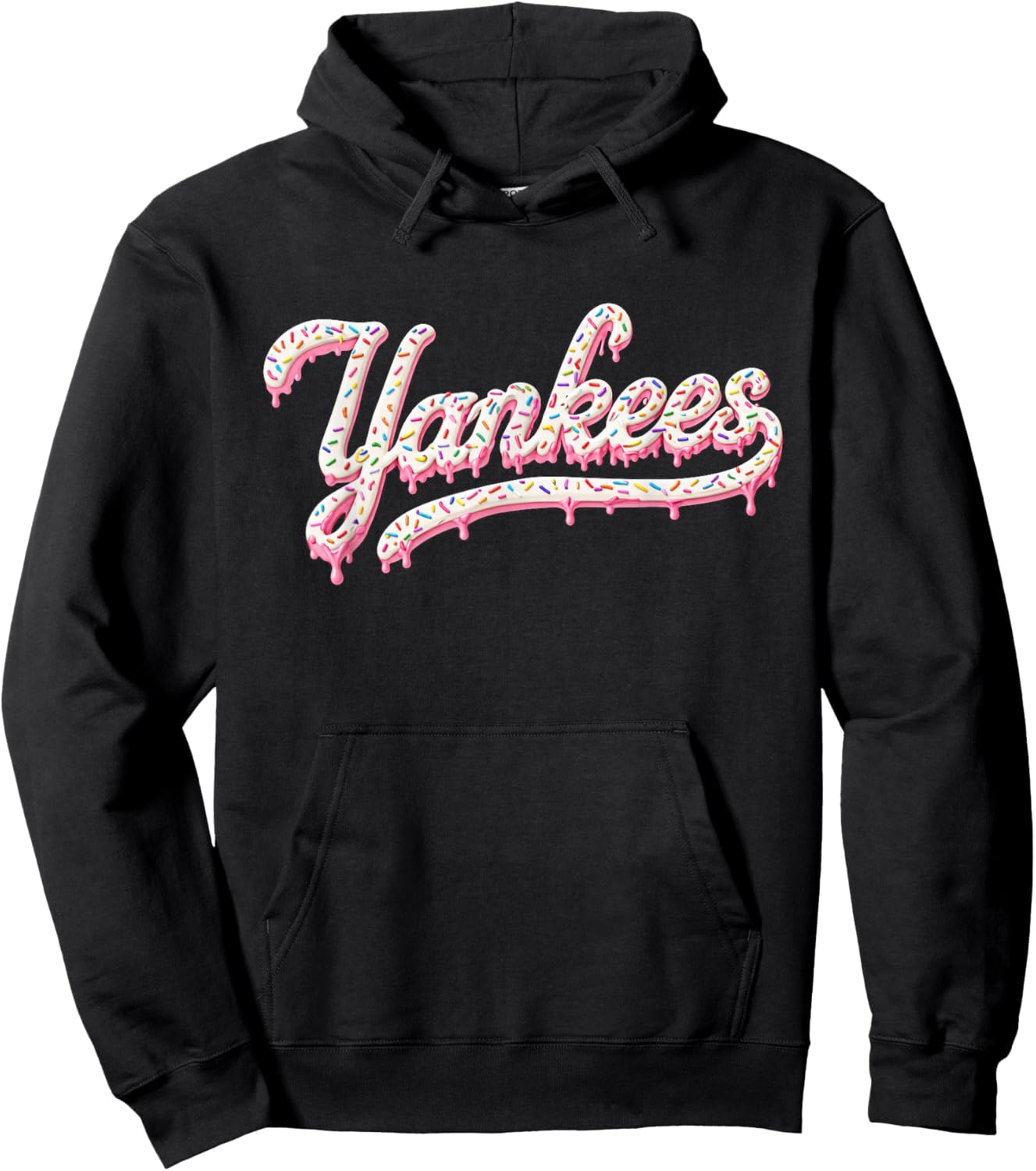 Yankees Ice Cream Drip Sport Lover Boys Kids Hoodie - Hoodie | Black