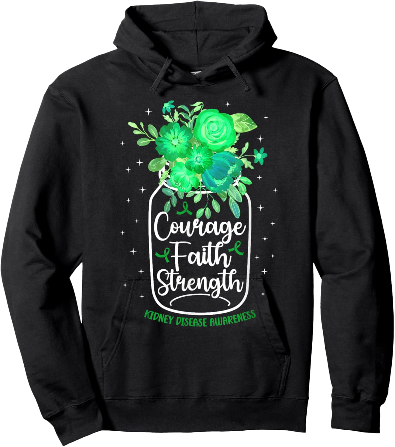 Kidney Disease Awareness Kidney Disease Survivor Hoodie - Hoodie | Black