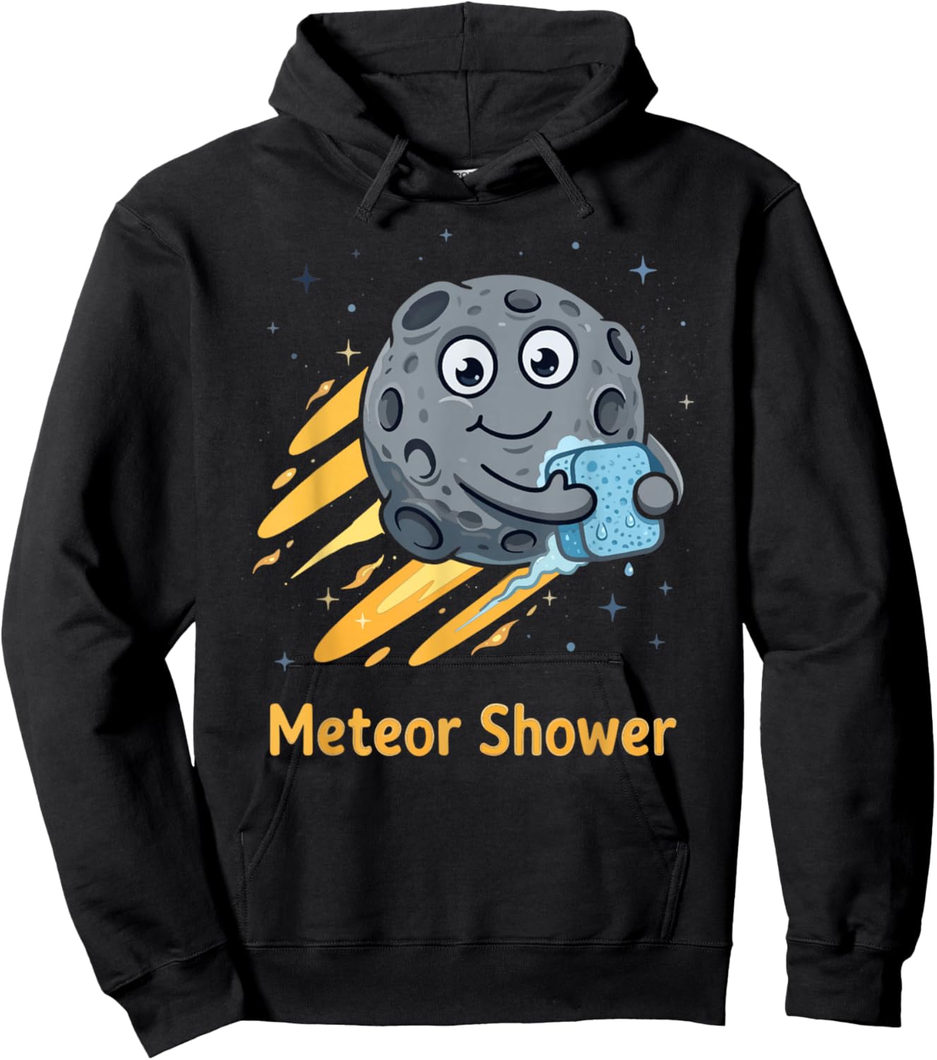 Meteor Shower Funny Space Pun – Astronomy Humor Night Joke Hoodie - Hoodie | Black
