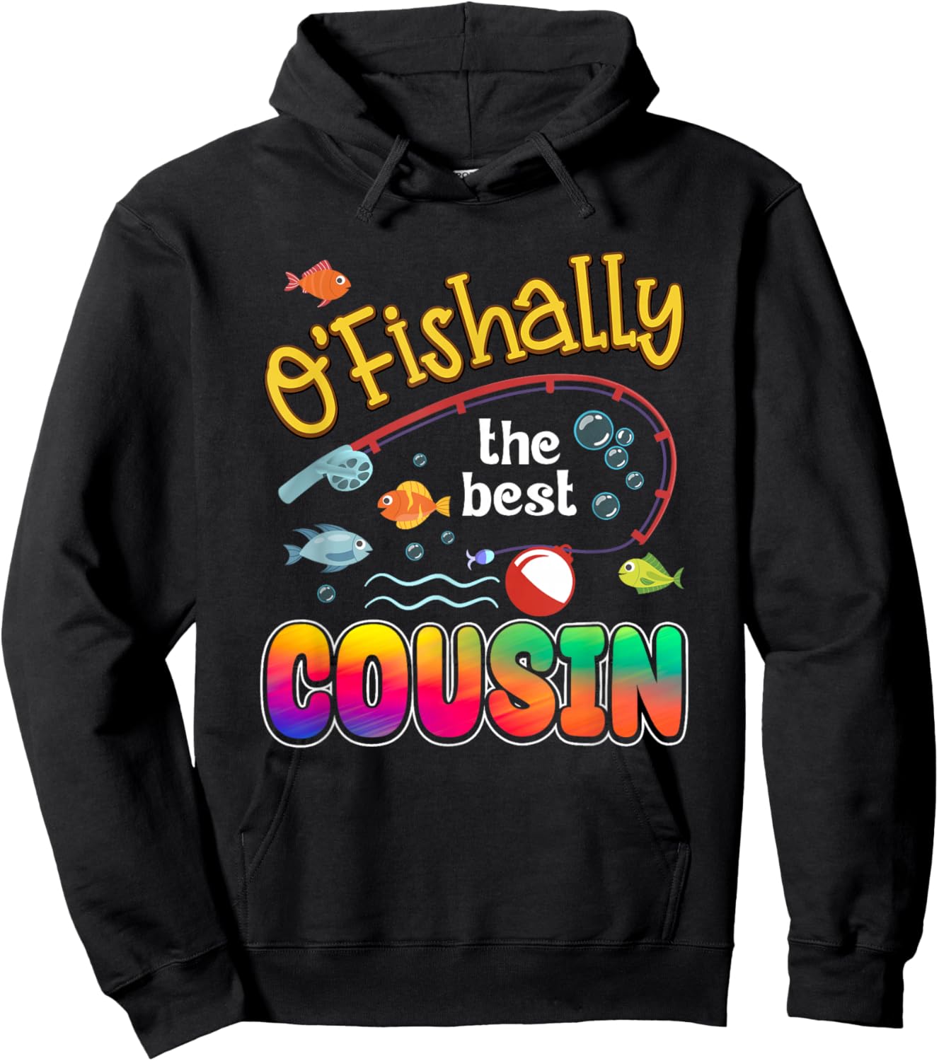 Ofishally The Best Cousin of The Birthday Boy Hoodie - Hoodie | Black