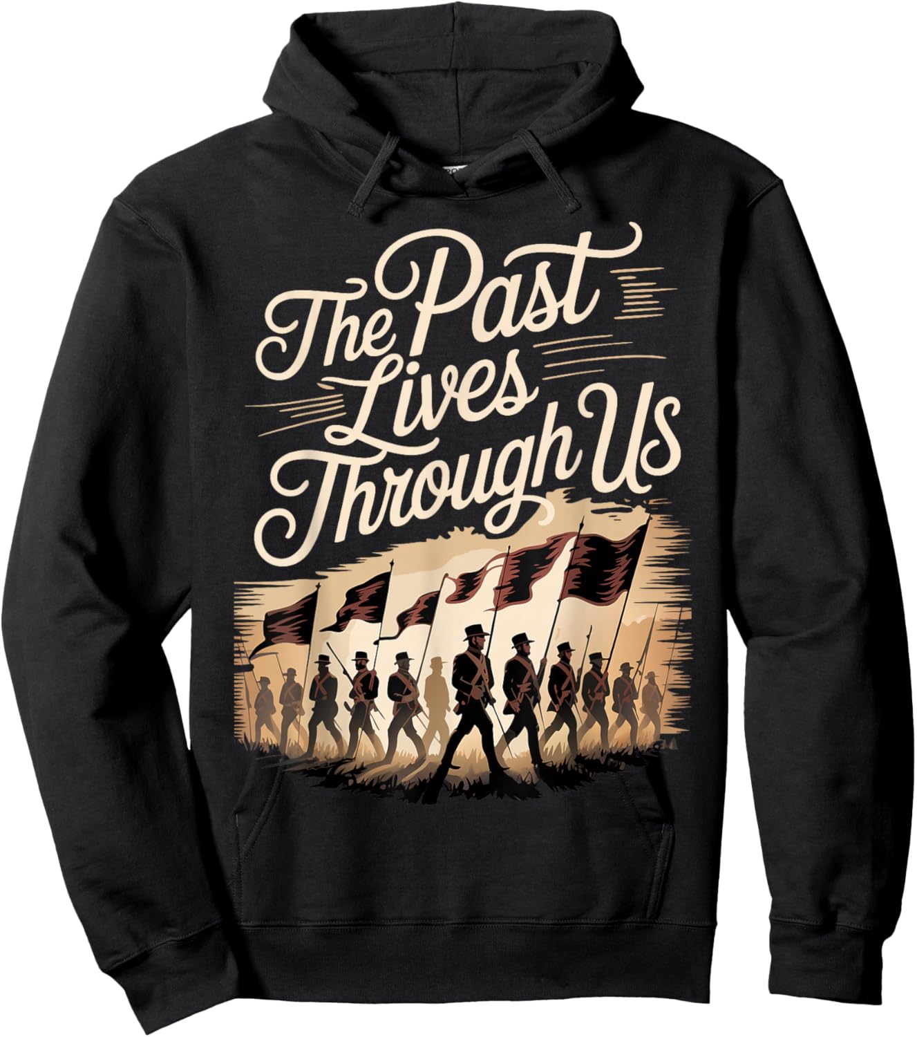 Civil War Reenactor American History Lives Hoodie - Hoodie | Black
