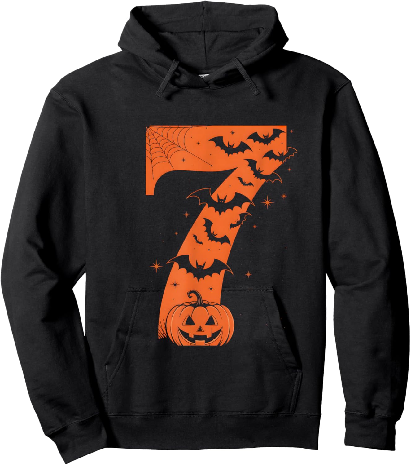 Fun Six Seven 6 7 Meme Design Couples Halloween Hoodie - Hoodie | Black