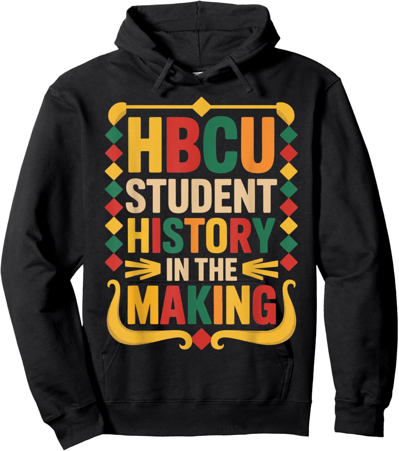 HBCU Student History Juneteenth School Historical HBCU Hoodie - Hoodie | Black