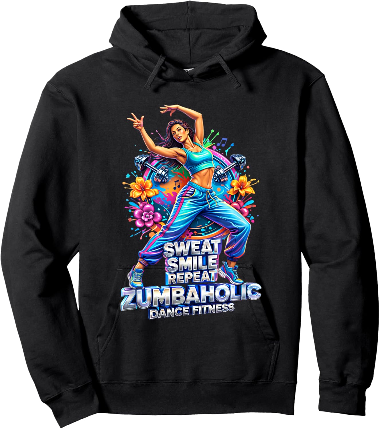 Workout Exercise Hoodie - Hoodie | Black