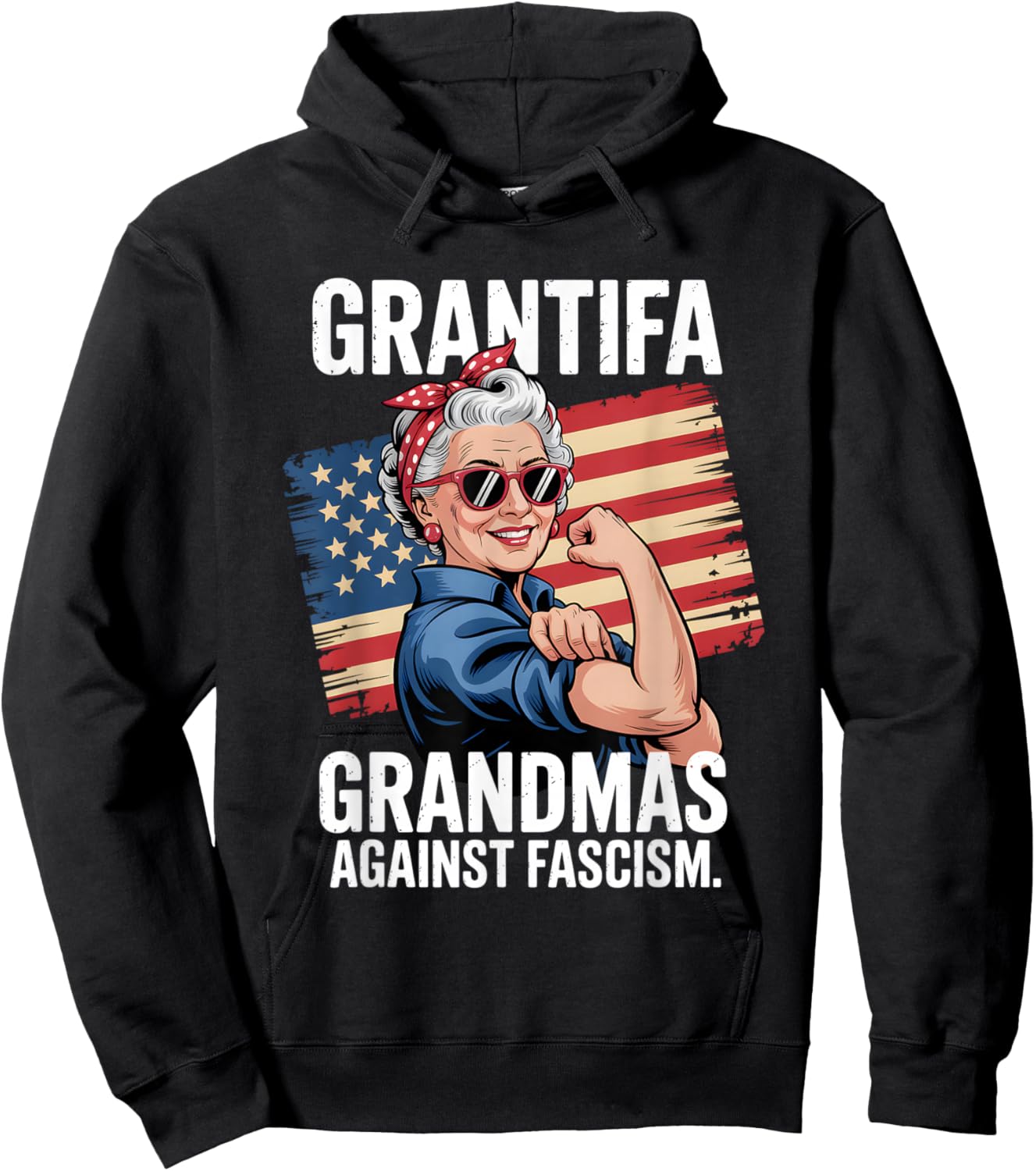 Flag Resist No Kings Hoodie - Hoodie | Black