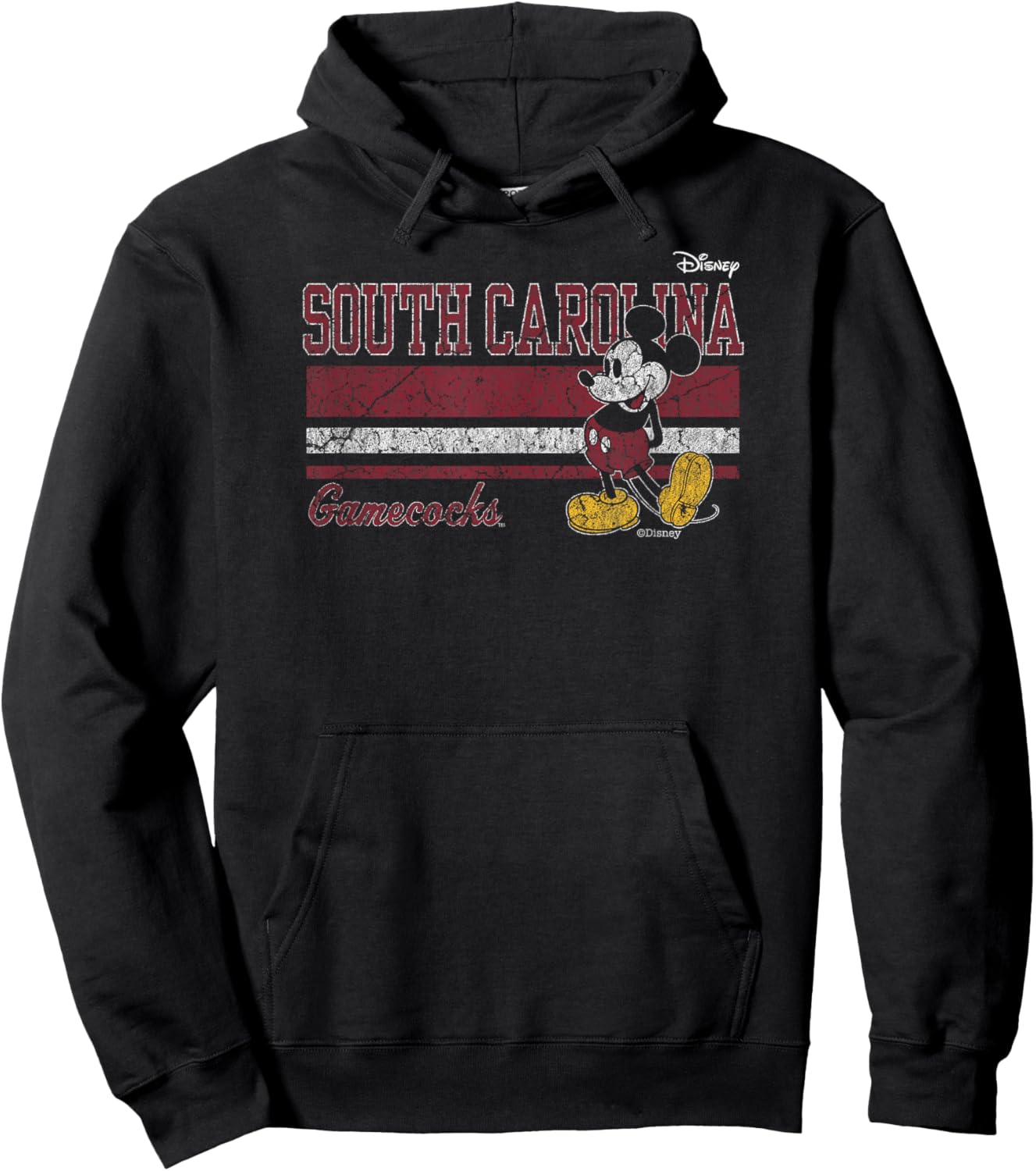 South Carolina Gamecocks Mickey Mouse Vintage Black Hoodie - Hoodie | Black