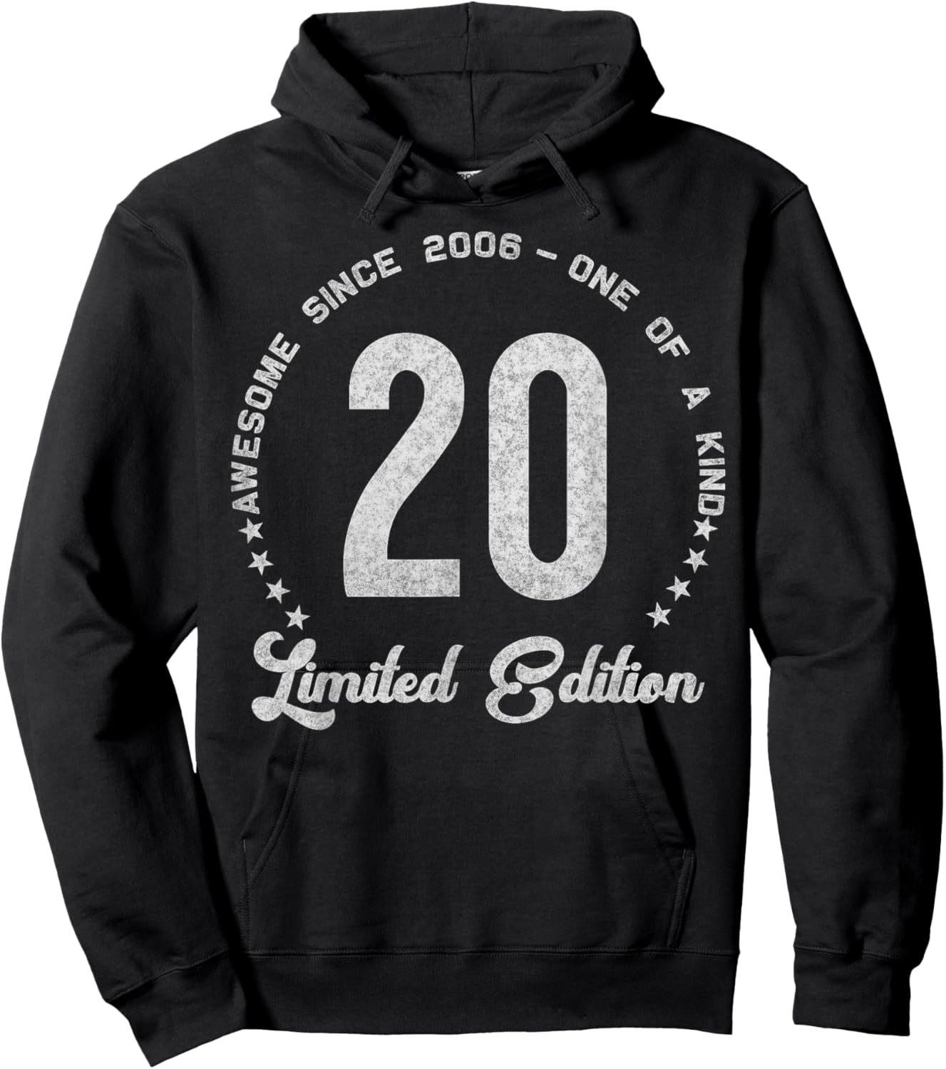20 Year Old Gifts Vintage 2006 Limited Edition 20th Birthday Hoodie - Hoodie | Black