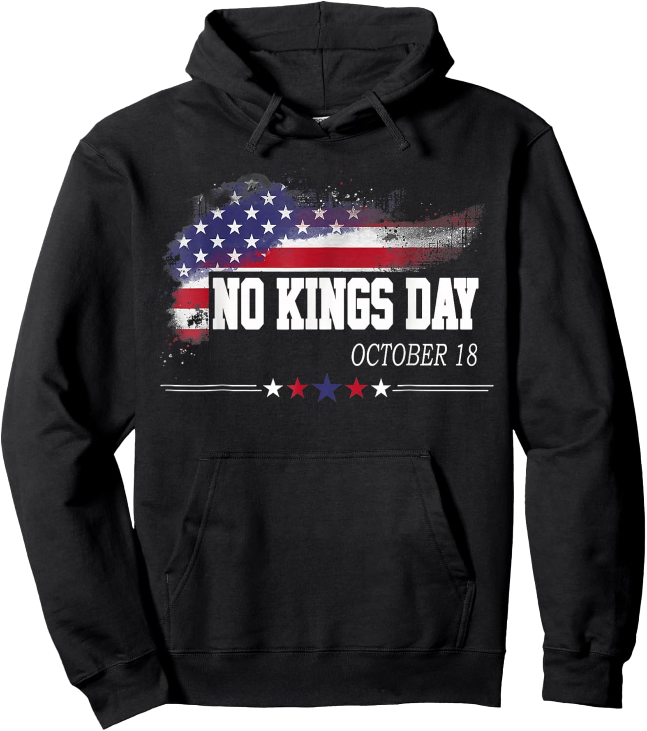 No Kings Day Patriotic No Kings Men Women Kids Hoodie - Hoodie | Black