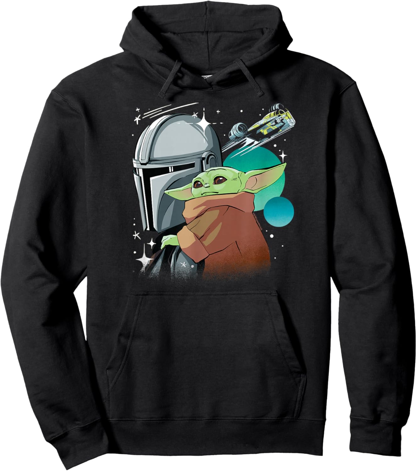 The Mandalorian and Grogu - Pose Hoodie - Hoodie | Black