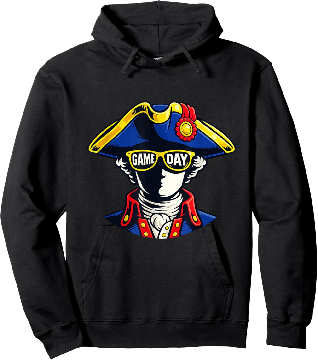 Funny Patriotic Joke | Boston 2026 Gifts | Game Hoodie - Hoodie | Black