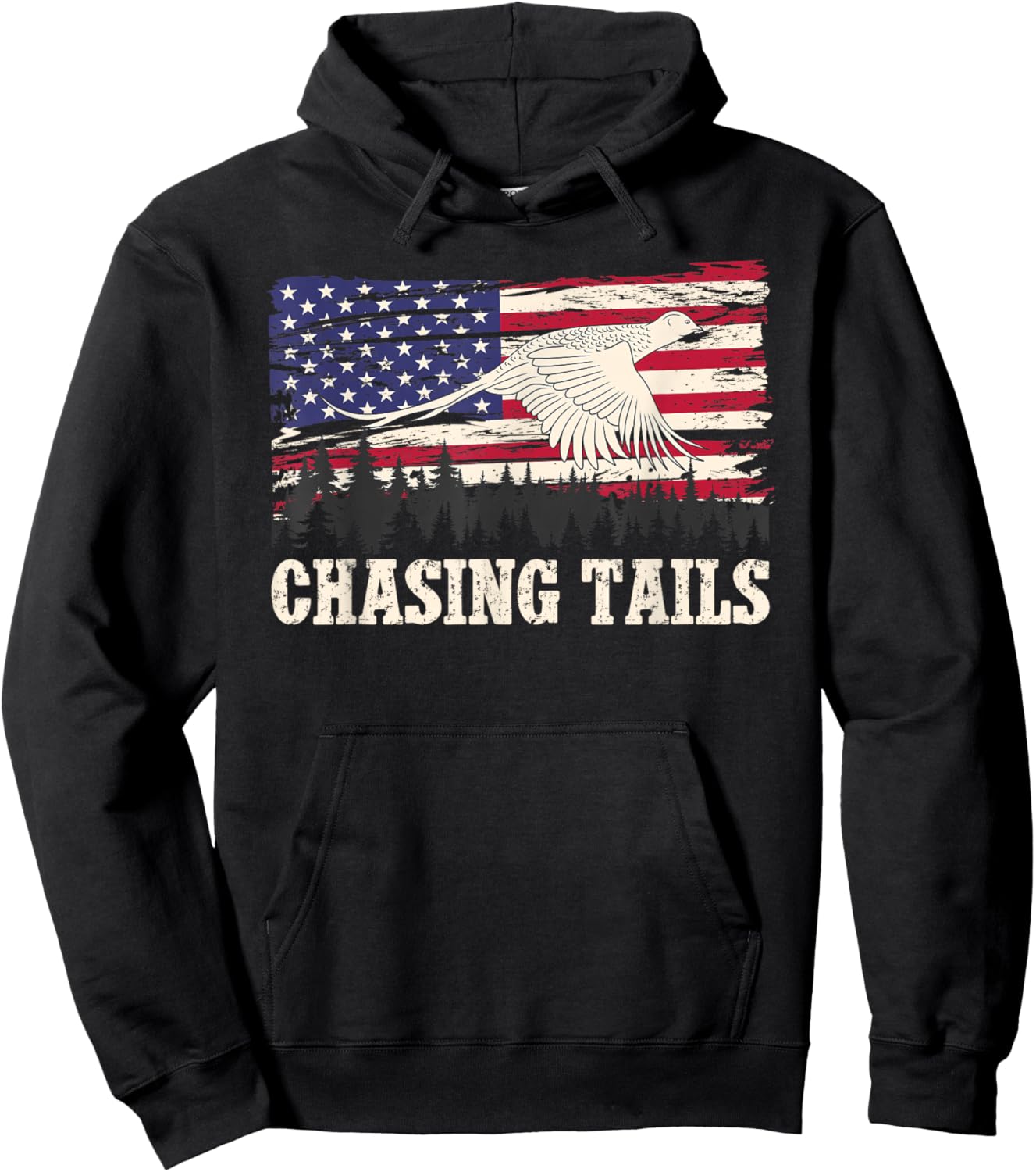 Chasing Tails Pheasant Hunting Pheasant Hunter Hoodie - Hoodie | Black