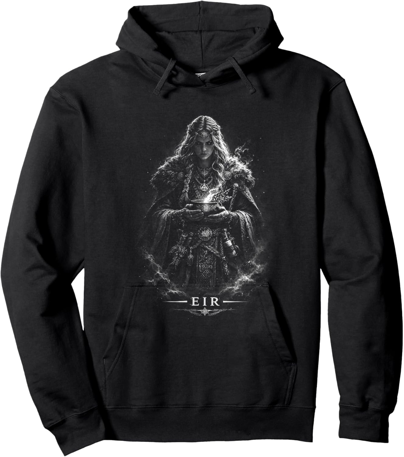 Eir Norse Female Goddess Viking Healer Mythology Magic Hoodie - Hoodie | Black
