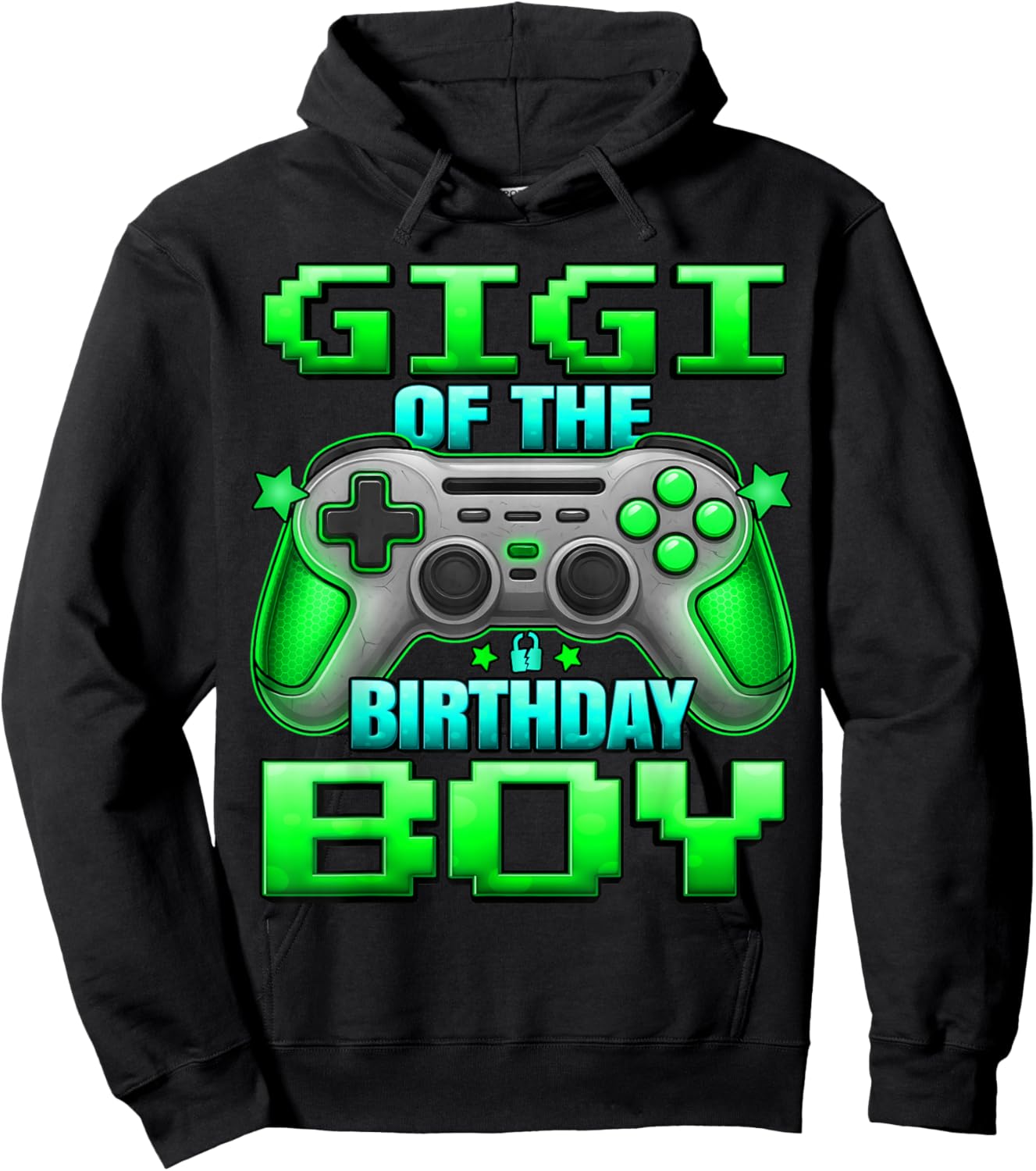 Gigi of The Birthday Boy Matching Family Grand Mother Hoodie - Hoodie | Black