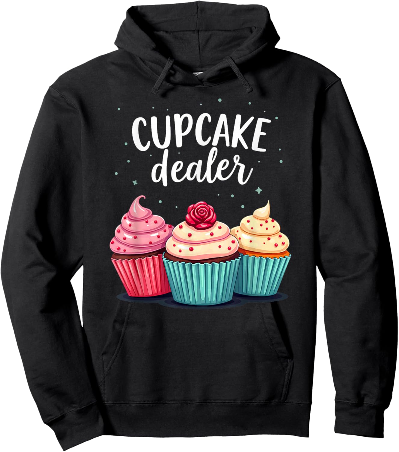 Bakery Cupcake Dealer Halloween Hoodie - Hoodie | Black