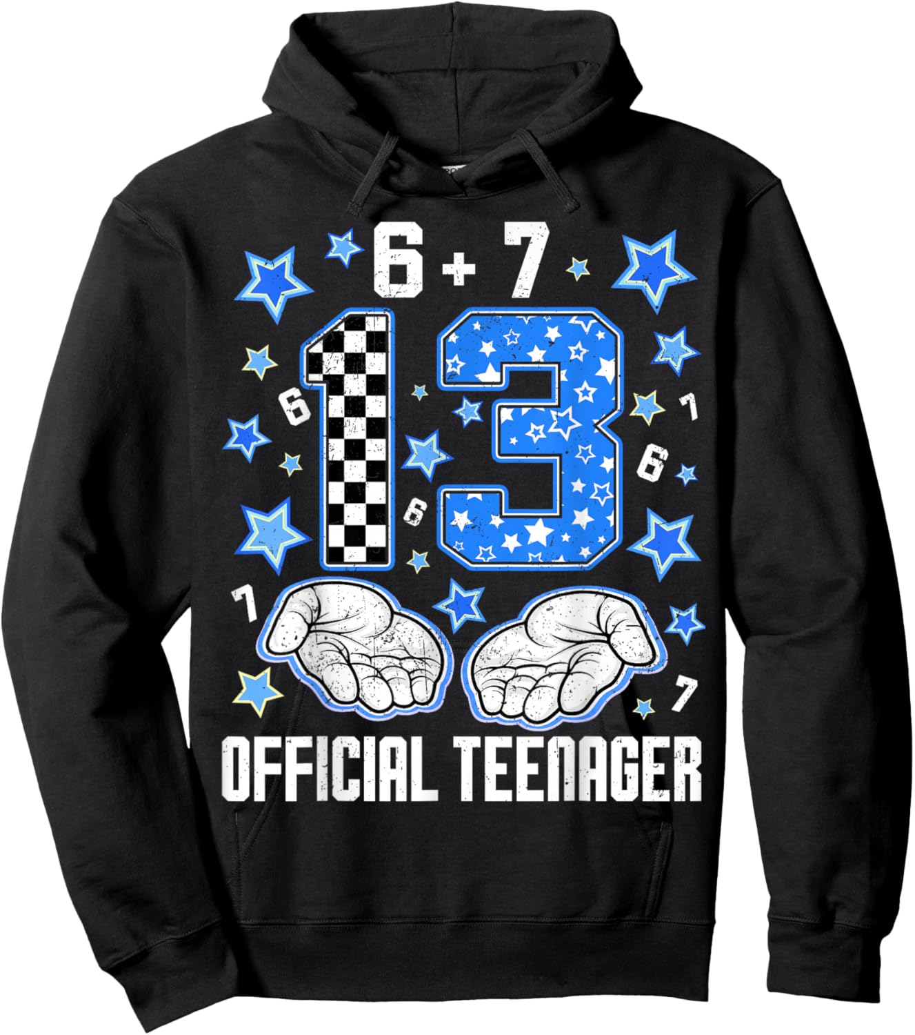 13 Official Teenager Coquette Birthday Women Teen Girl Kid Hoodie - Hoodie | Black