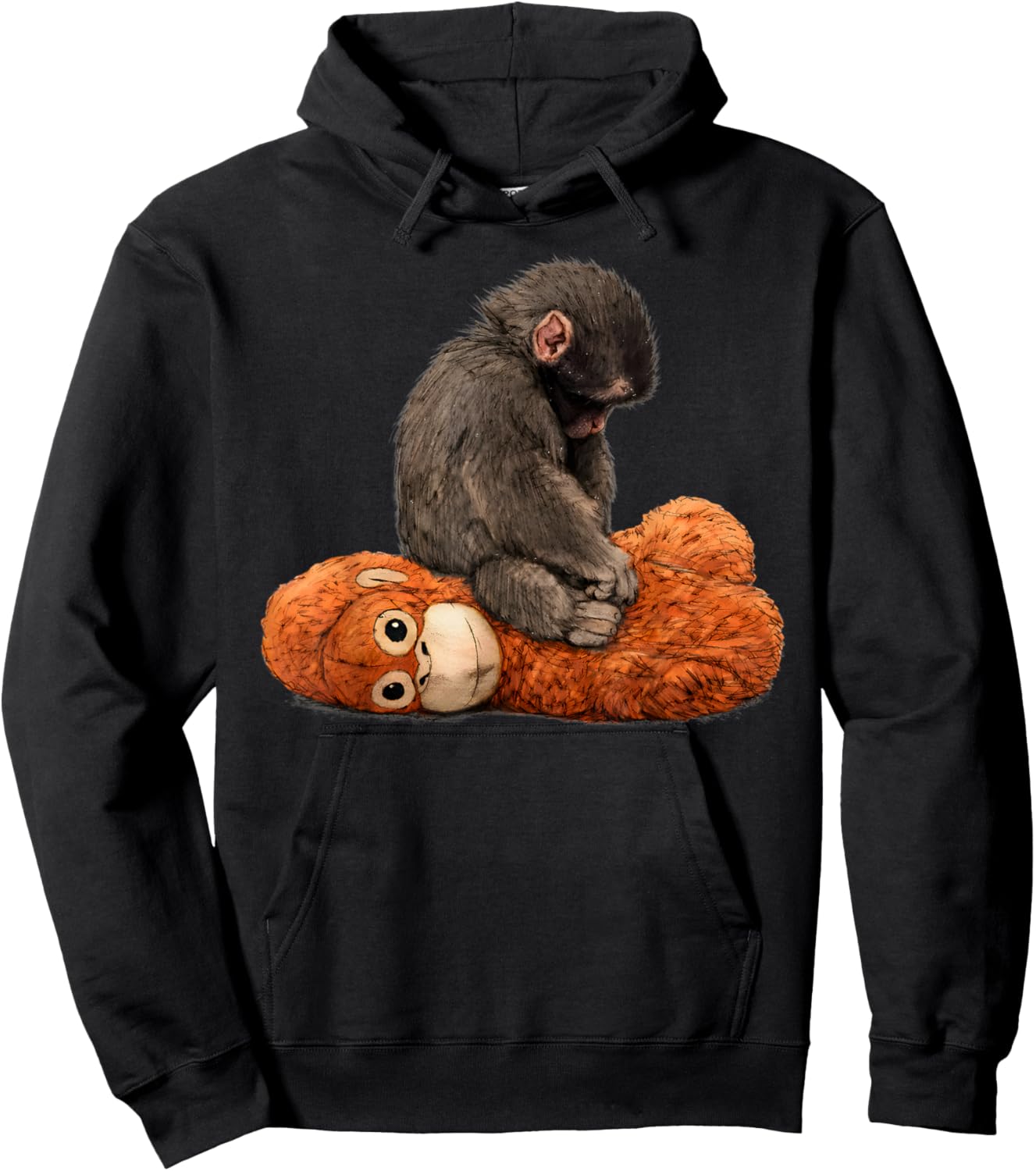 Baby Monkey Punch Hoodie - Hoodie | Black