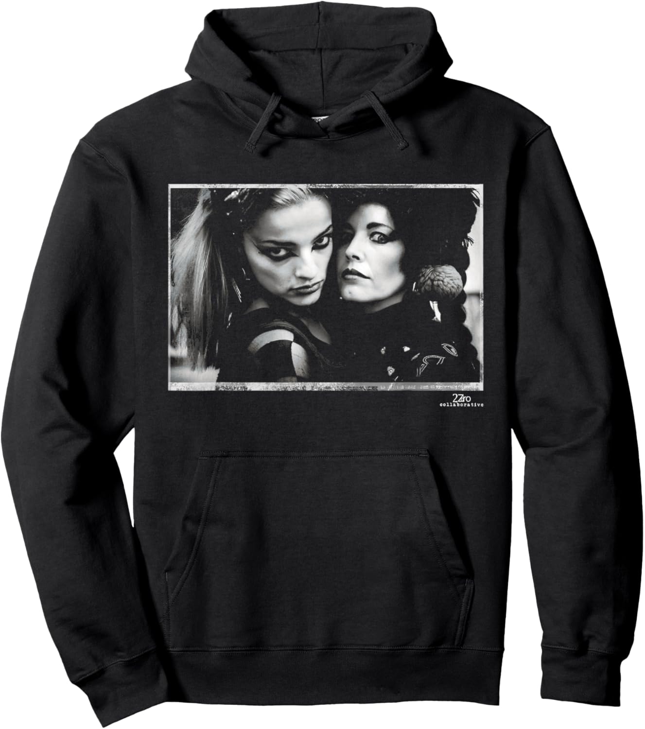 Singers Lene Lovich & Nina Hagen by Phil Nicholls Hoodie - Hoodie | Black