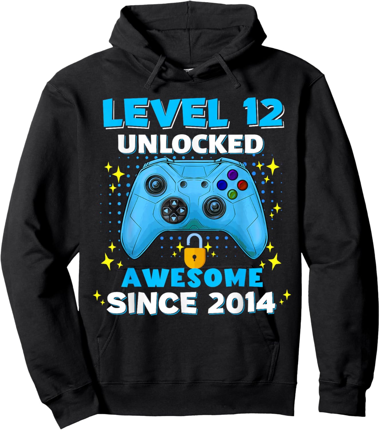 12th Birthday for Boys 12 Years Birthday Kids Gifts Hoodie - Hoodie | Black