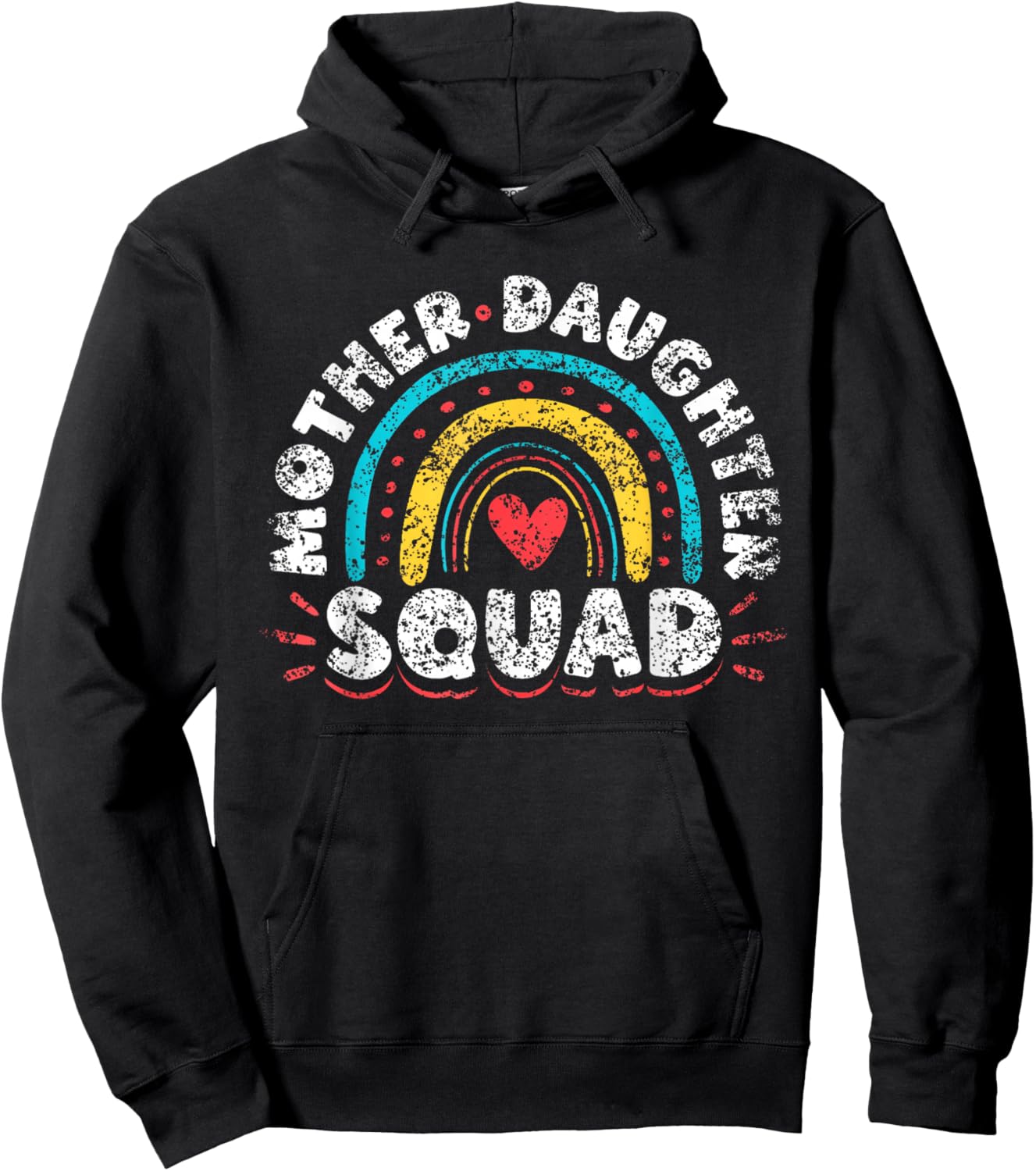Mother Daughter Squad Matching Mom Mother Daughter Mommy Hoodie - Hoodie | Black