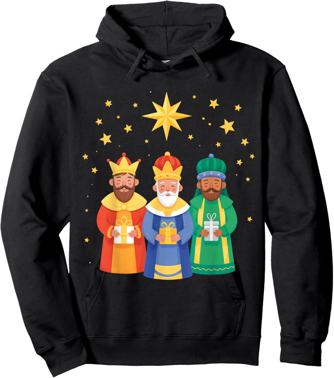 Three Kings Day Epiphany Celebration 2026 Tres Reyes Magos Hoodie - Hoodie | Black