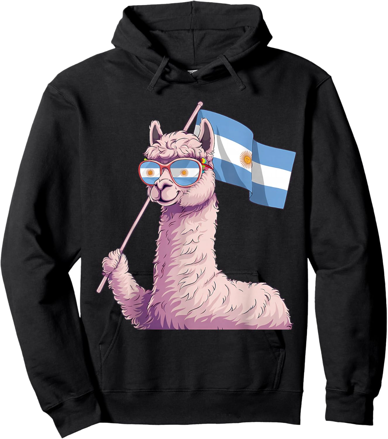 Argentina Pride Argentinian Flag Hoodie - Hoodie | Black