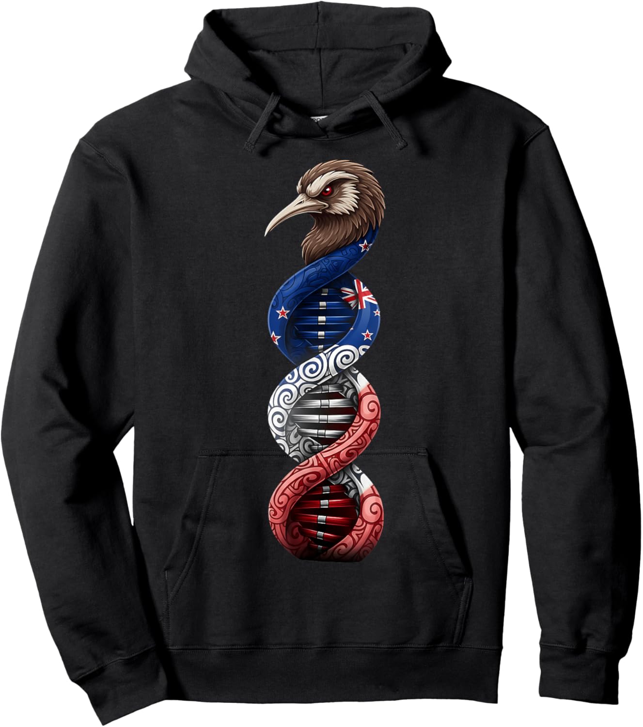 New Zealand Flag Hoodie - Hoodie | Black