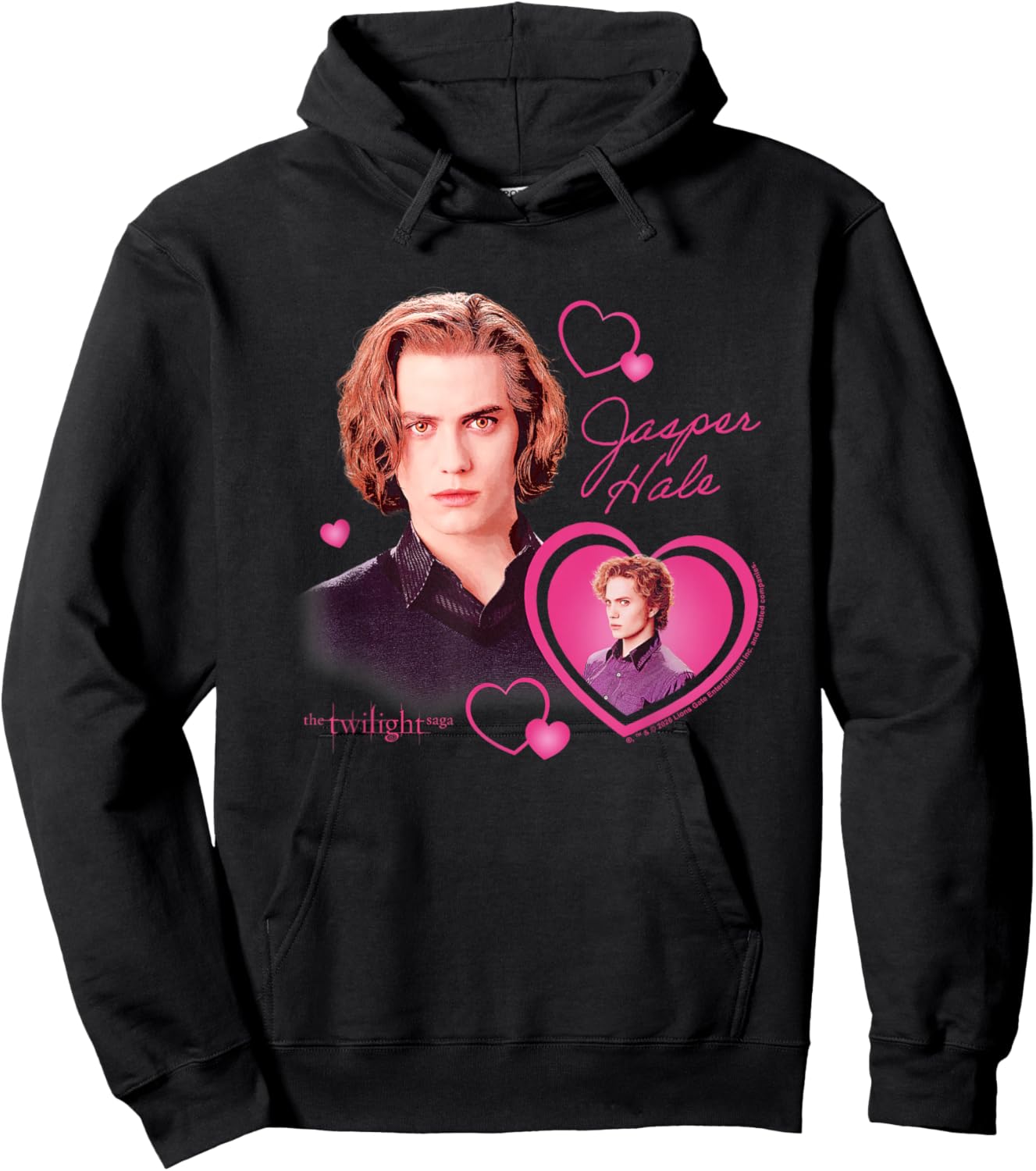 Twilight Jasper Hale Hearts Vampire Crush Movie Hoodie - Hoodie | Black