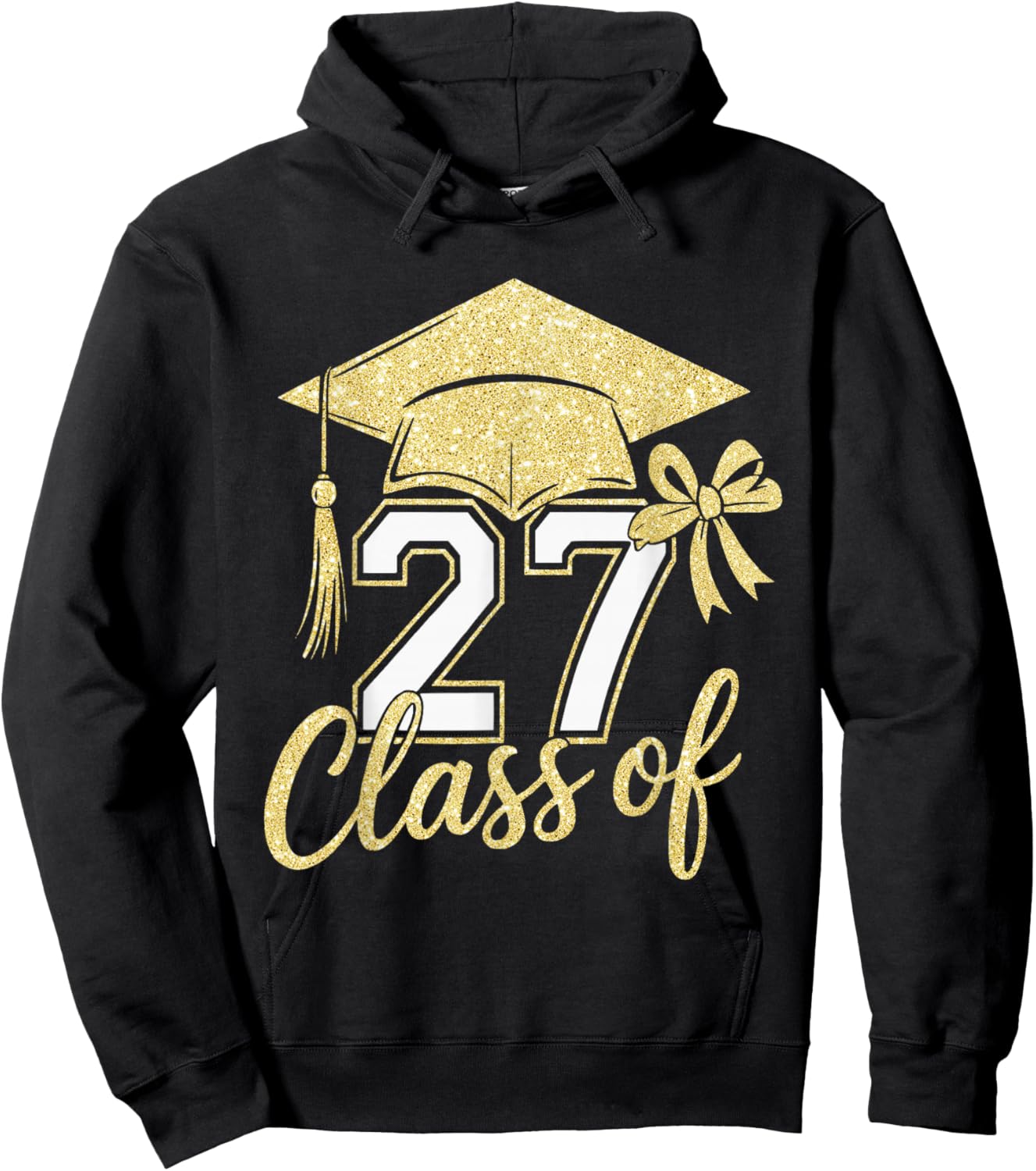 Class of 2027 Senior Future Graduation Men Women Hoodie - Hoodie | Black
