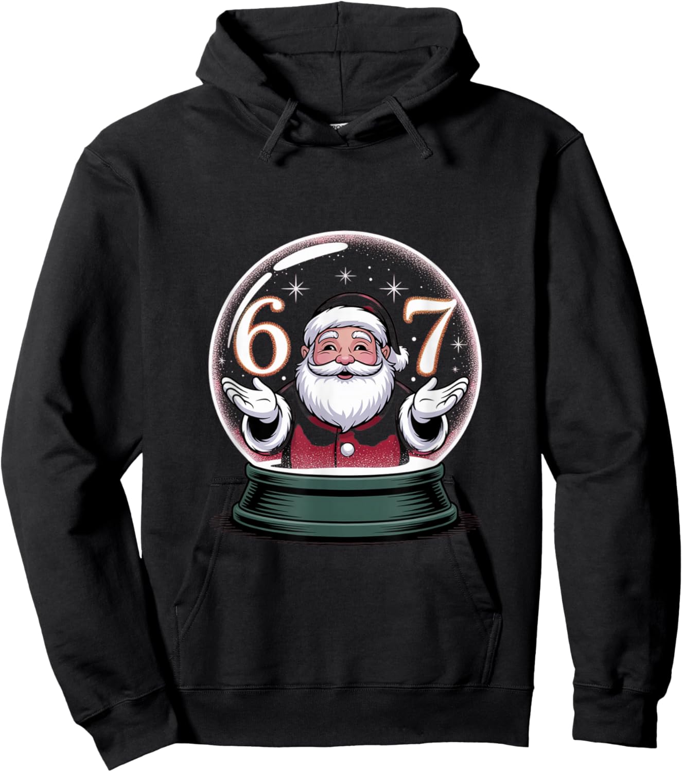 Christmas 67 Funny Xmas Six Seven Ugly Sweater 6-7 Hoodie - Hoodie | Black