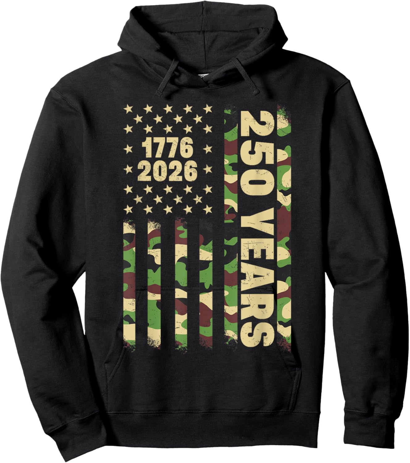 250 Years Anniversary 250th Independence Day America Freedom Hoodie - Hoodie | Black