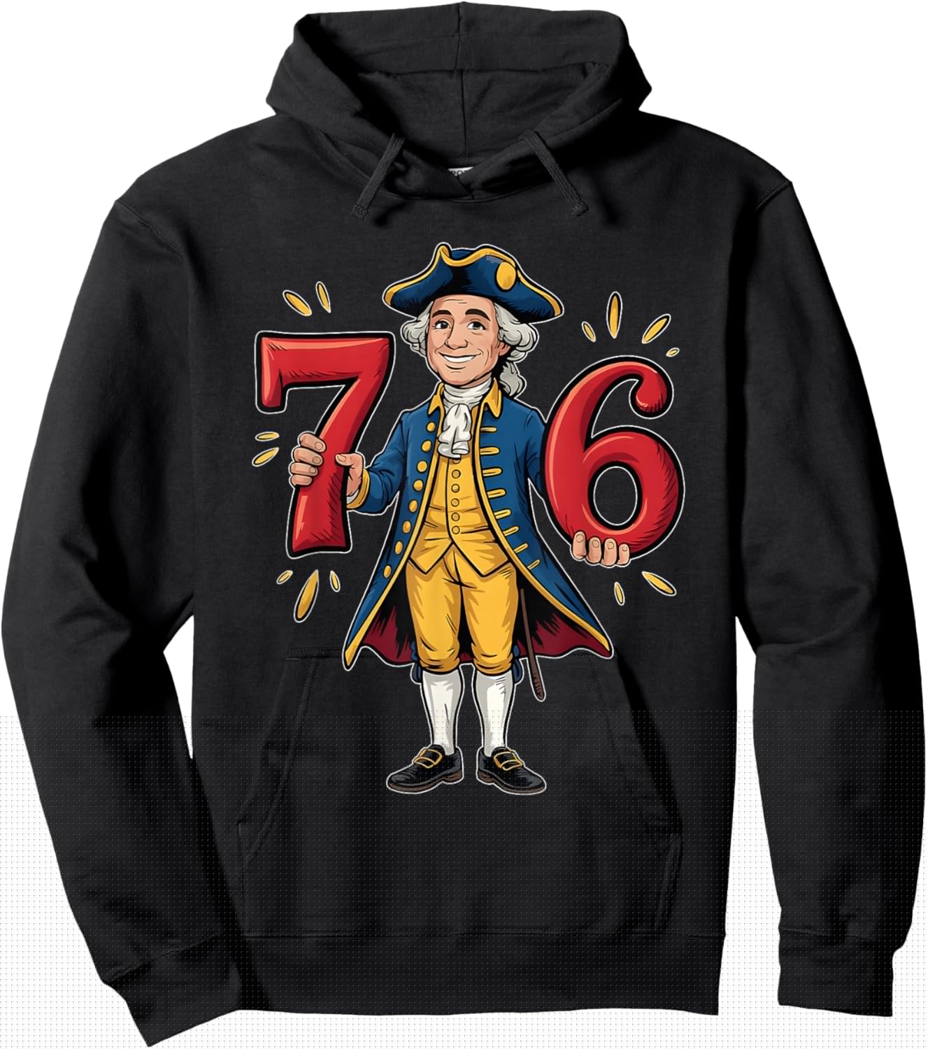67 Funny George Washington Meme Six Seven Gen Alpha Slang Hoodie - Hoodie | Black