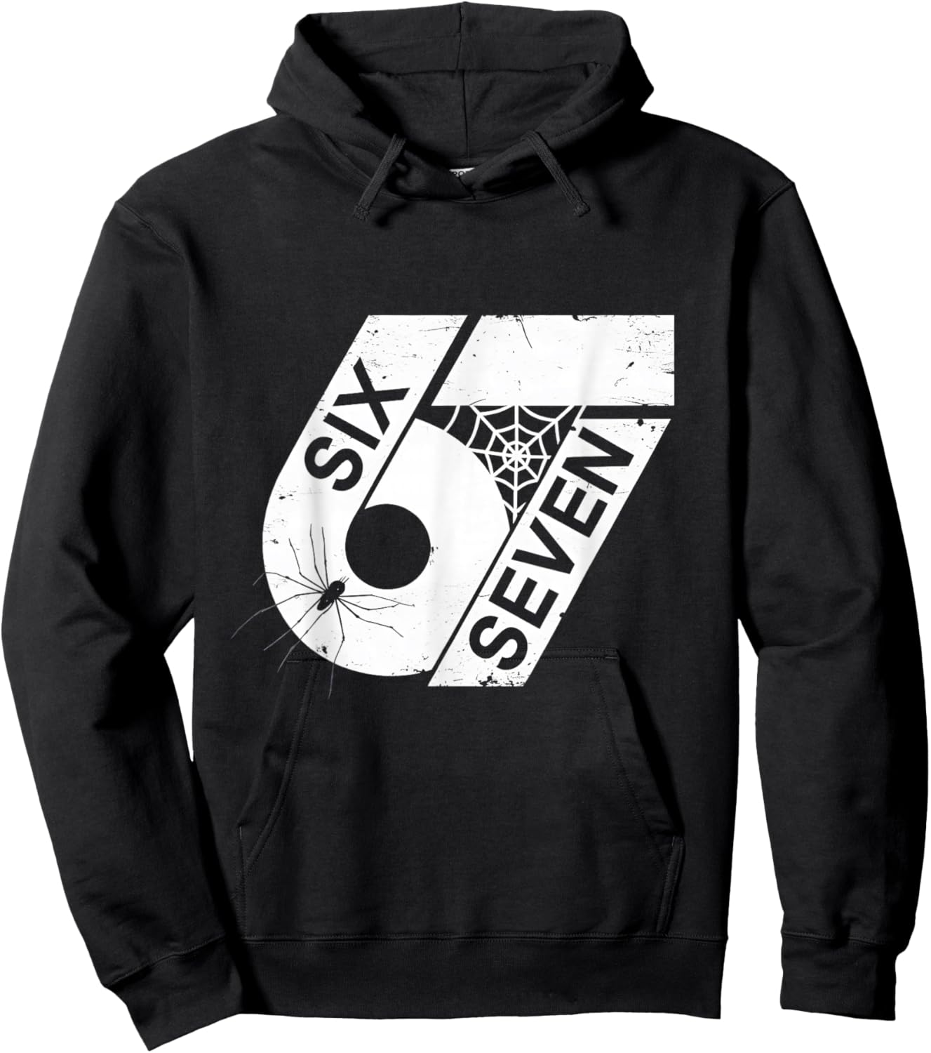 Six Seven 6 7 Meme 6 7 Halloween Costume Hoodie - Hoodie | Black