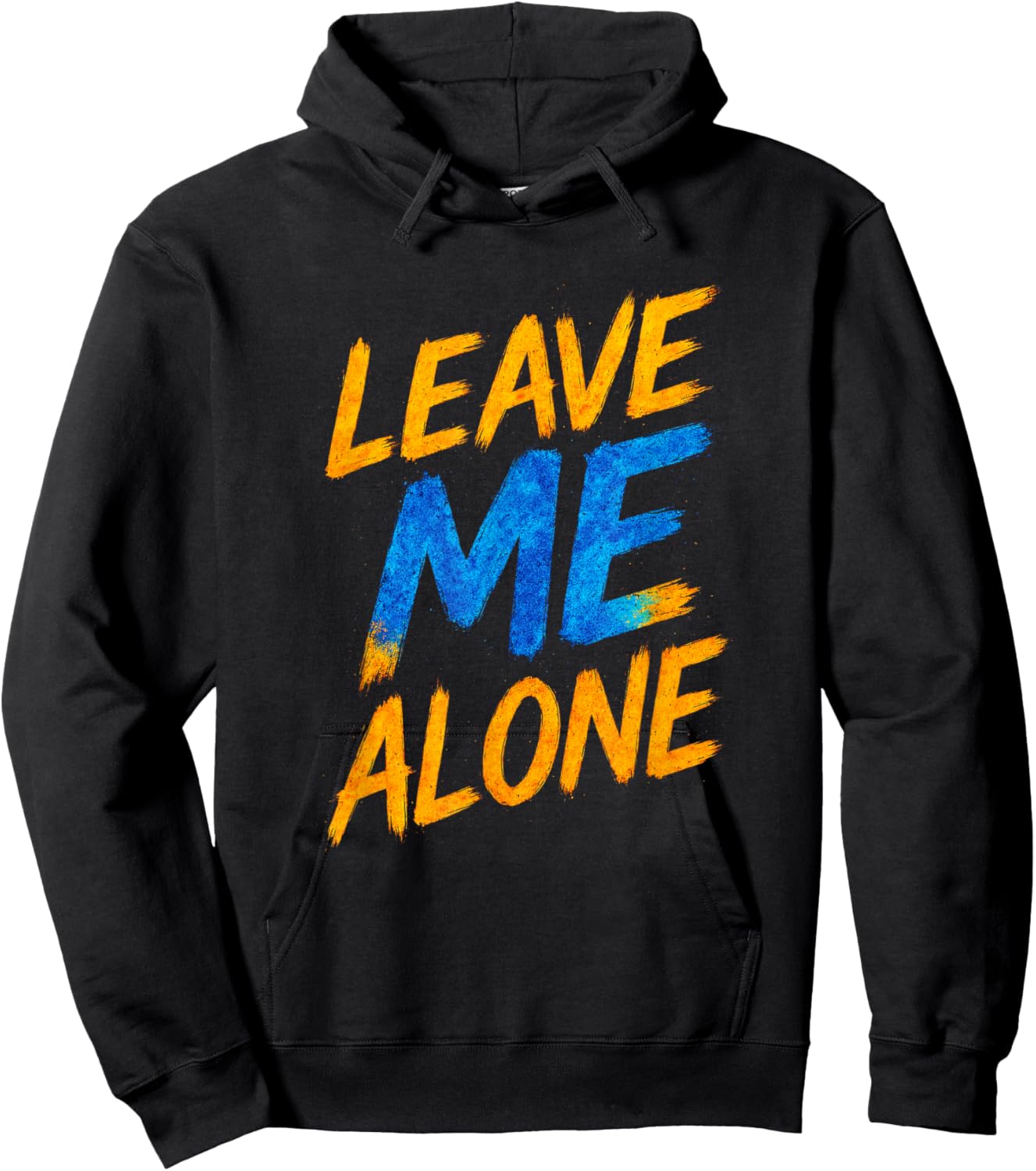 Leave ME Alone - Emo Music Fan Aesthetic Hoodie - Hoodie | Black