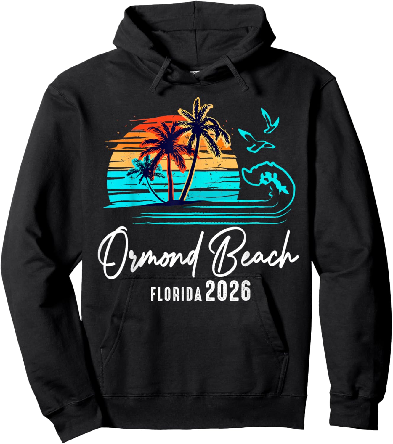Ormond Beach Florida 2026 Vacation Matching Family Group Hoodie - Hoodie | Black