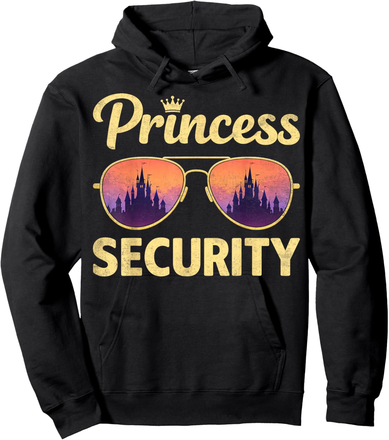 Funny Princess Security Vacations Family Trip Hoodie - Hoodie | Black